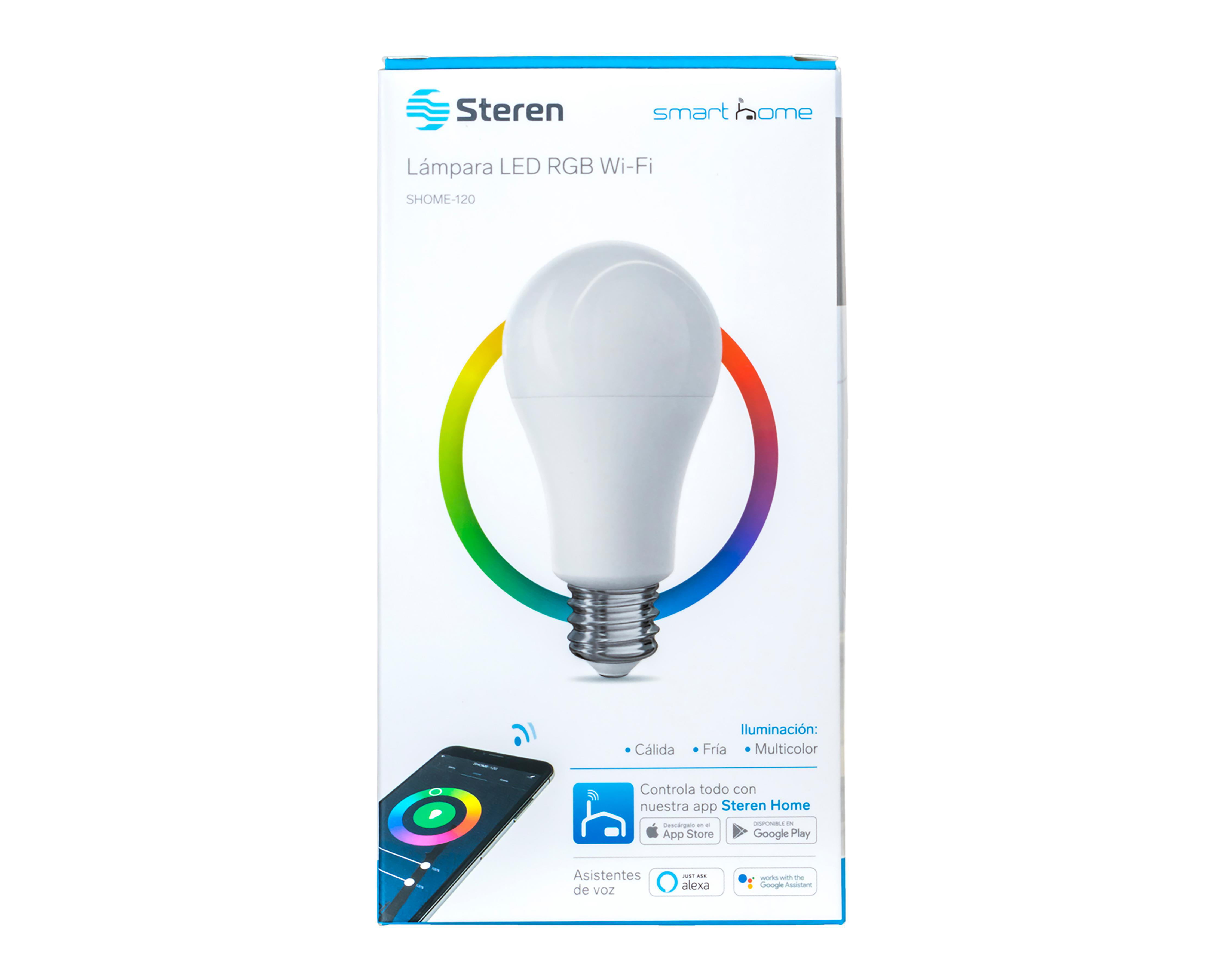 Foto 3 pulgar | Foco Inteligente Led Steren SHOME 120 Multicolor