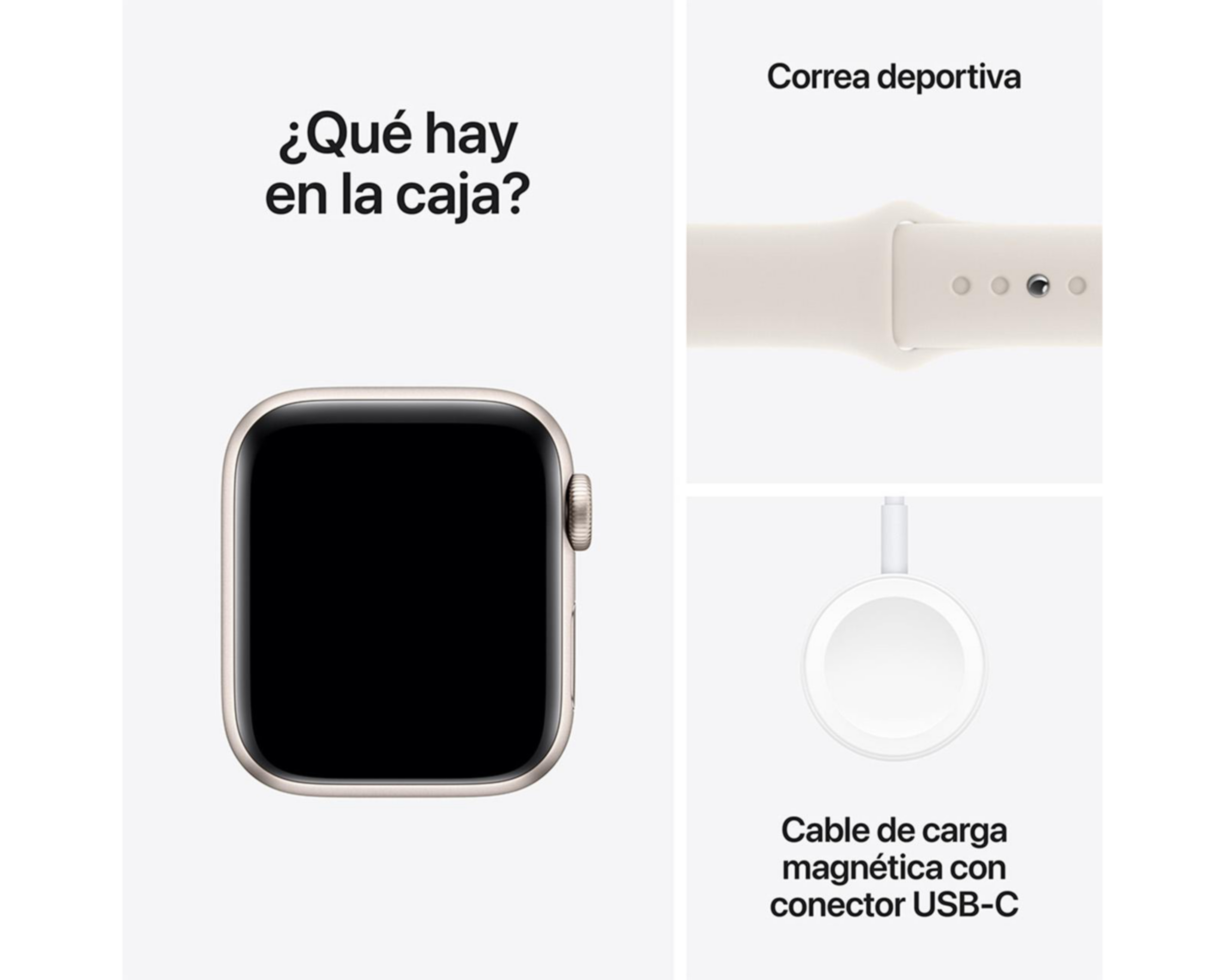 Foto 6 pulgar | Apple Watch SE GPS + Cellular 40 mm Blanco Estelar S-M