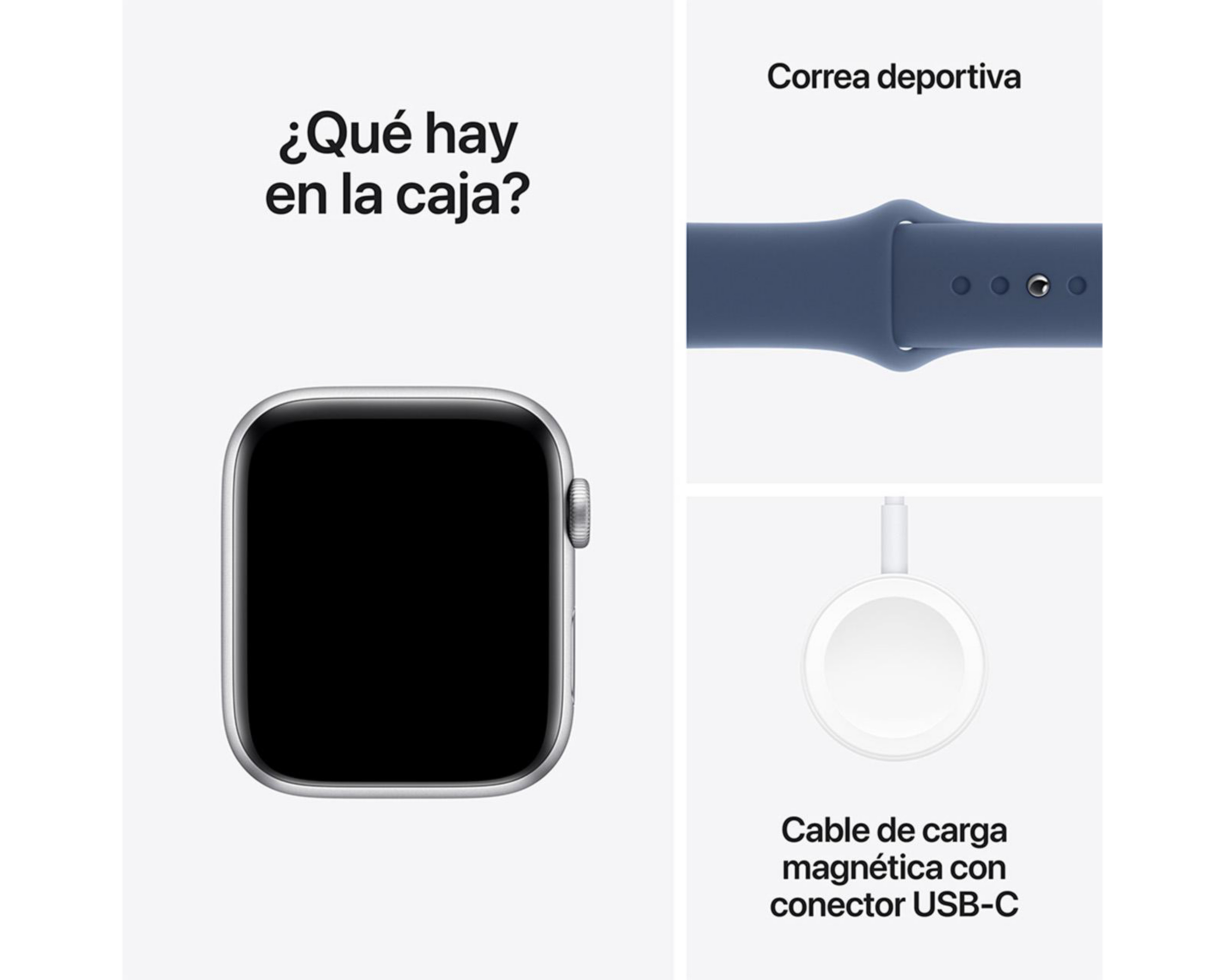 Foto 6 pulgar | Apple Watch SE GPS 44 mm Plata M-L