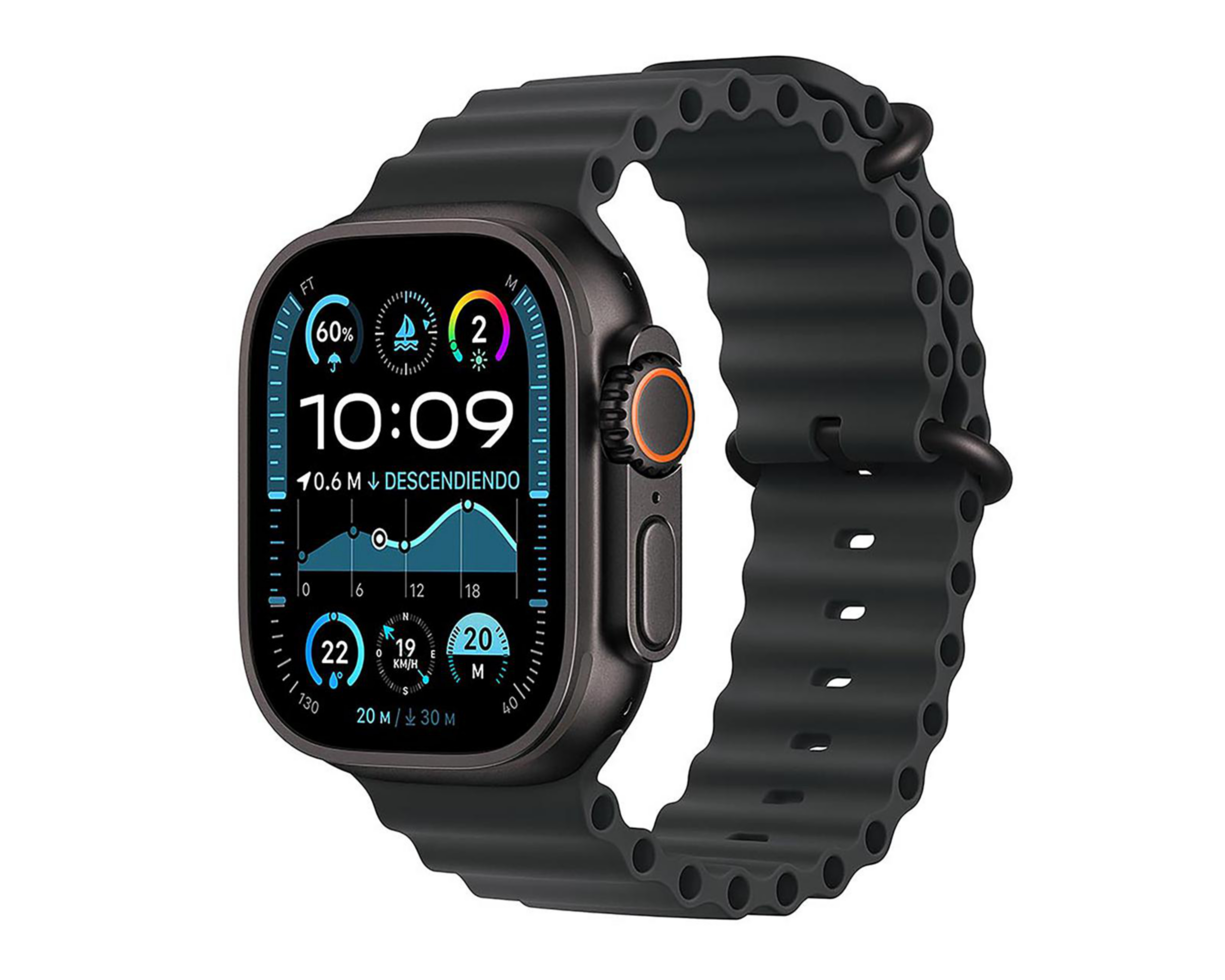 Foto 2 pulgar | Apple Watch Ultra 2 GPS + Cellular 49 mm Titanio Negro S-M