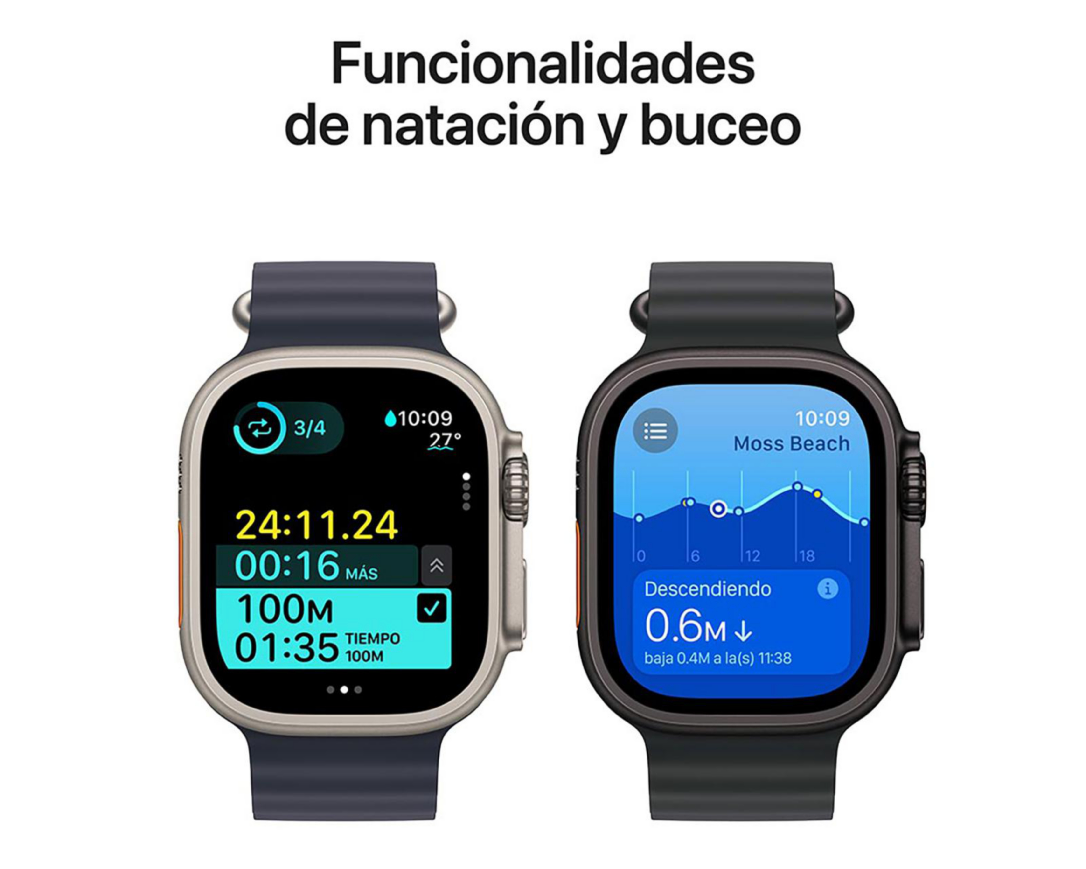 Foto 5 | Apple Watch Ultra 2 GPS + Cellular 49 mm Titanio Negro S-M