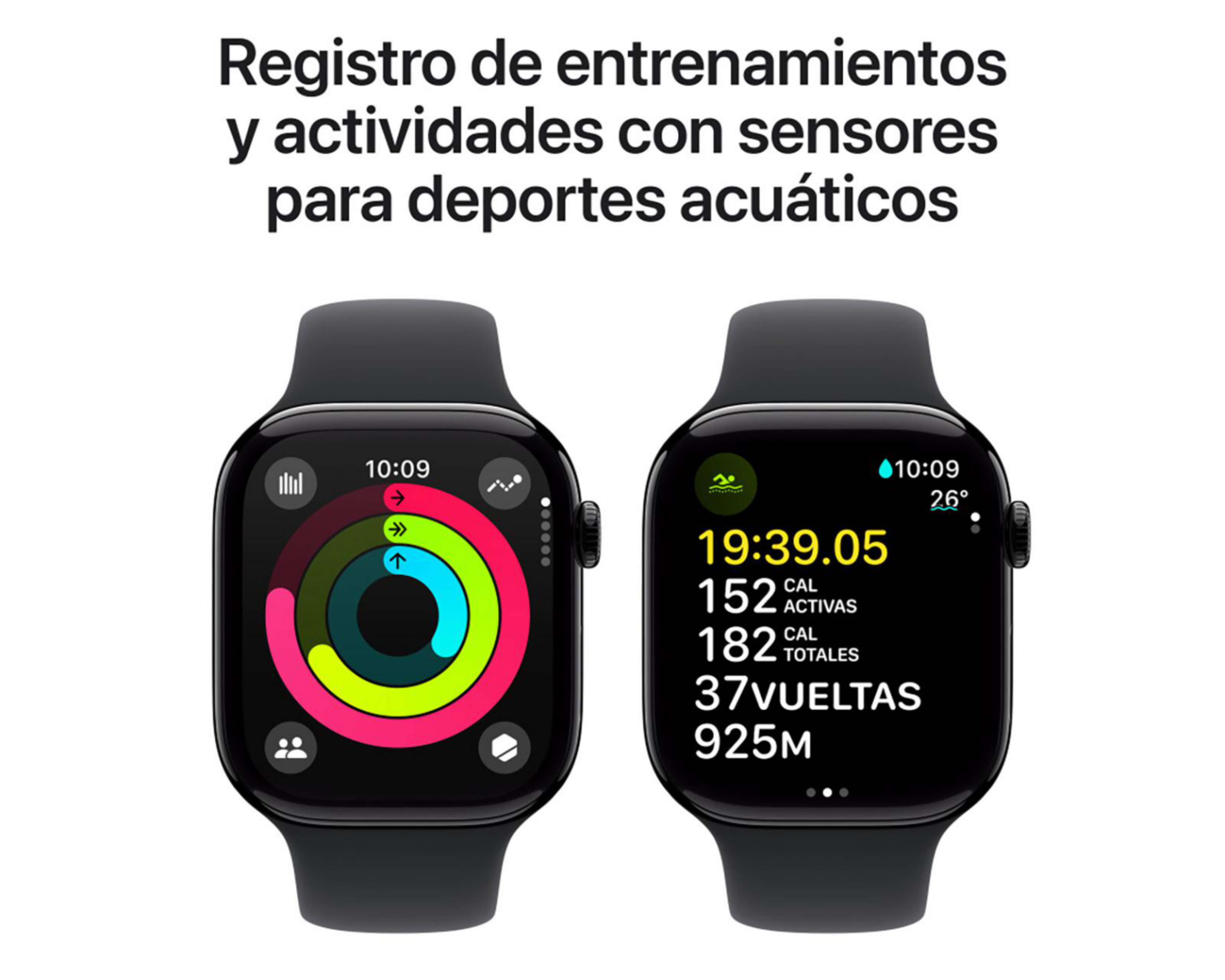 Foto 5 pulgar | Apple Watch Series 10 GPS + Cellular 46 mm Negro Azabache M-L