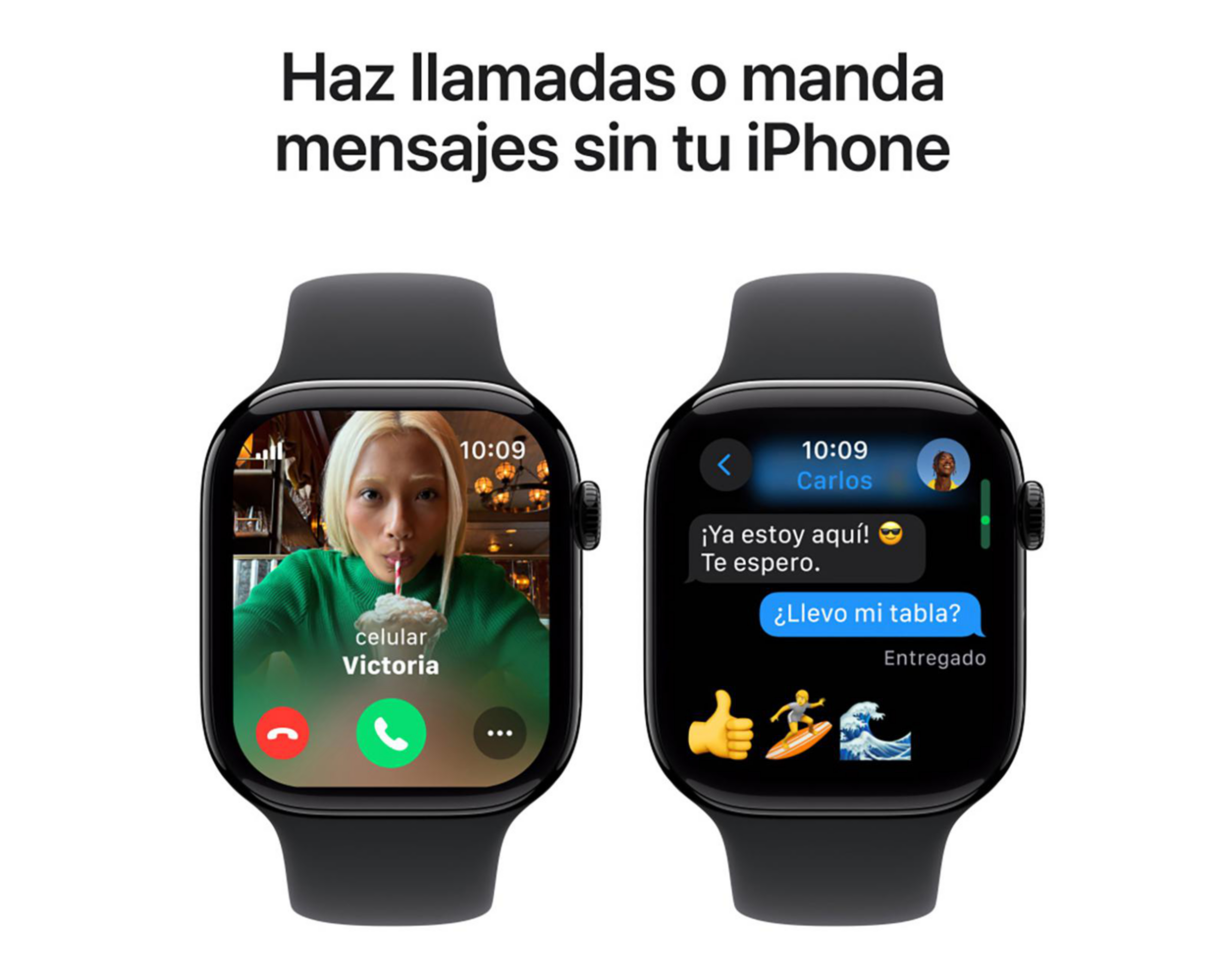 Foto 8 pulgar | Apple Watch Series 10 GPS + Cellular 46 mm Negro Azabache M-L