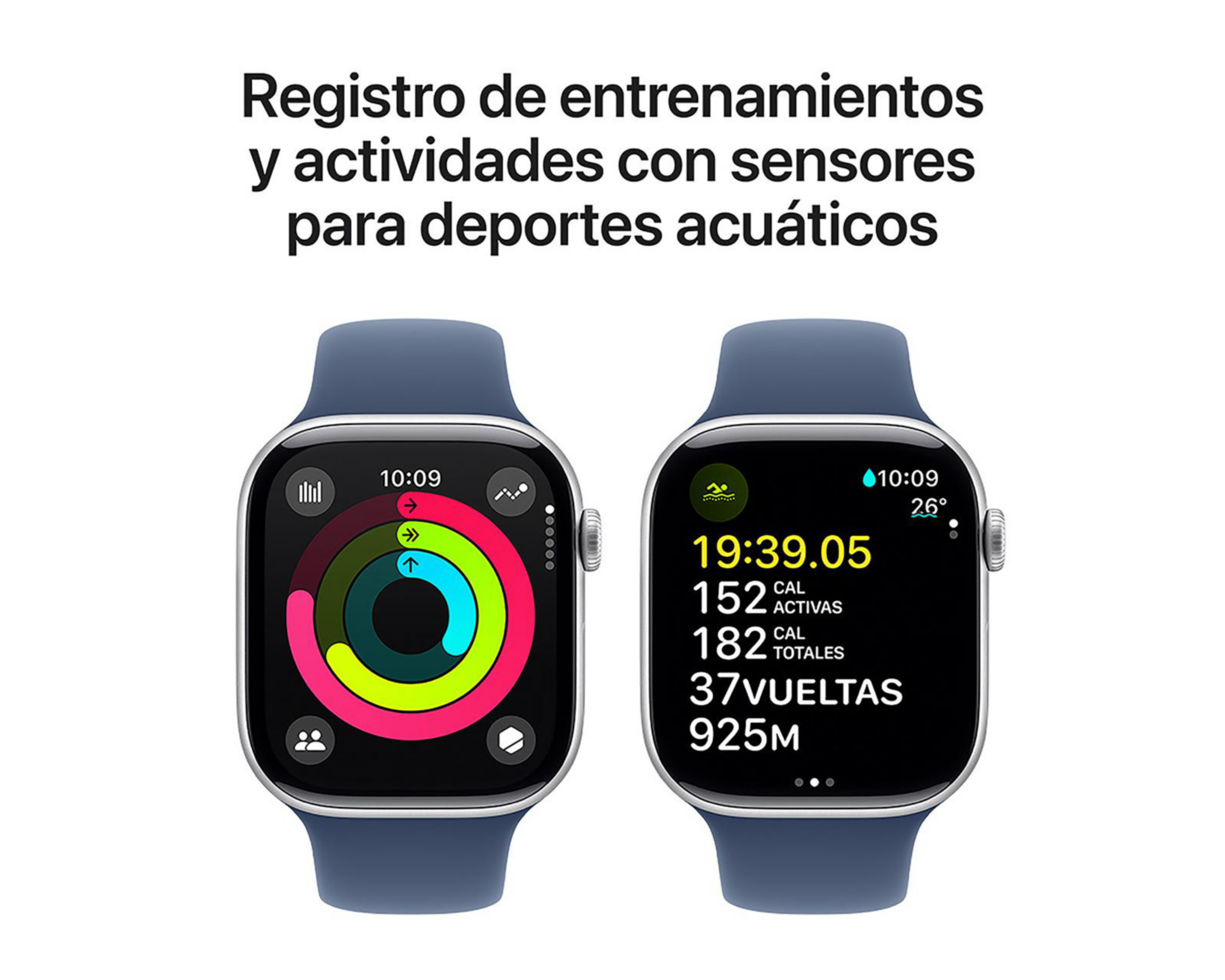 Foto 5 pulgar | Apple Watch Series 10 GPS 46 mm Plata M-L