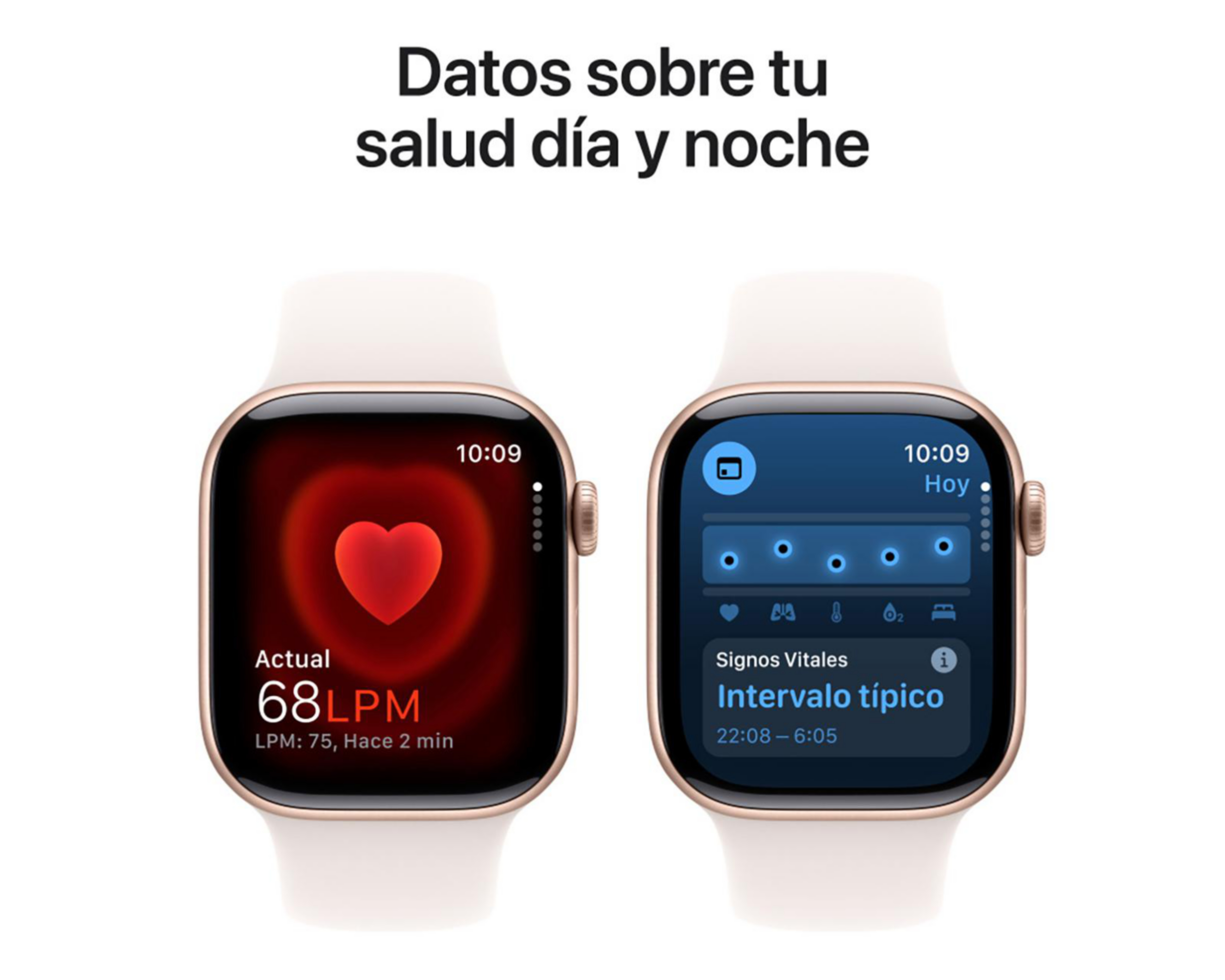 Foto 6 pulgar | Apple Watch Series 10 GPS + Cellular 42 mm Oro Rosa S-M