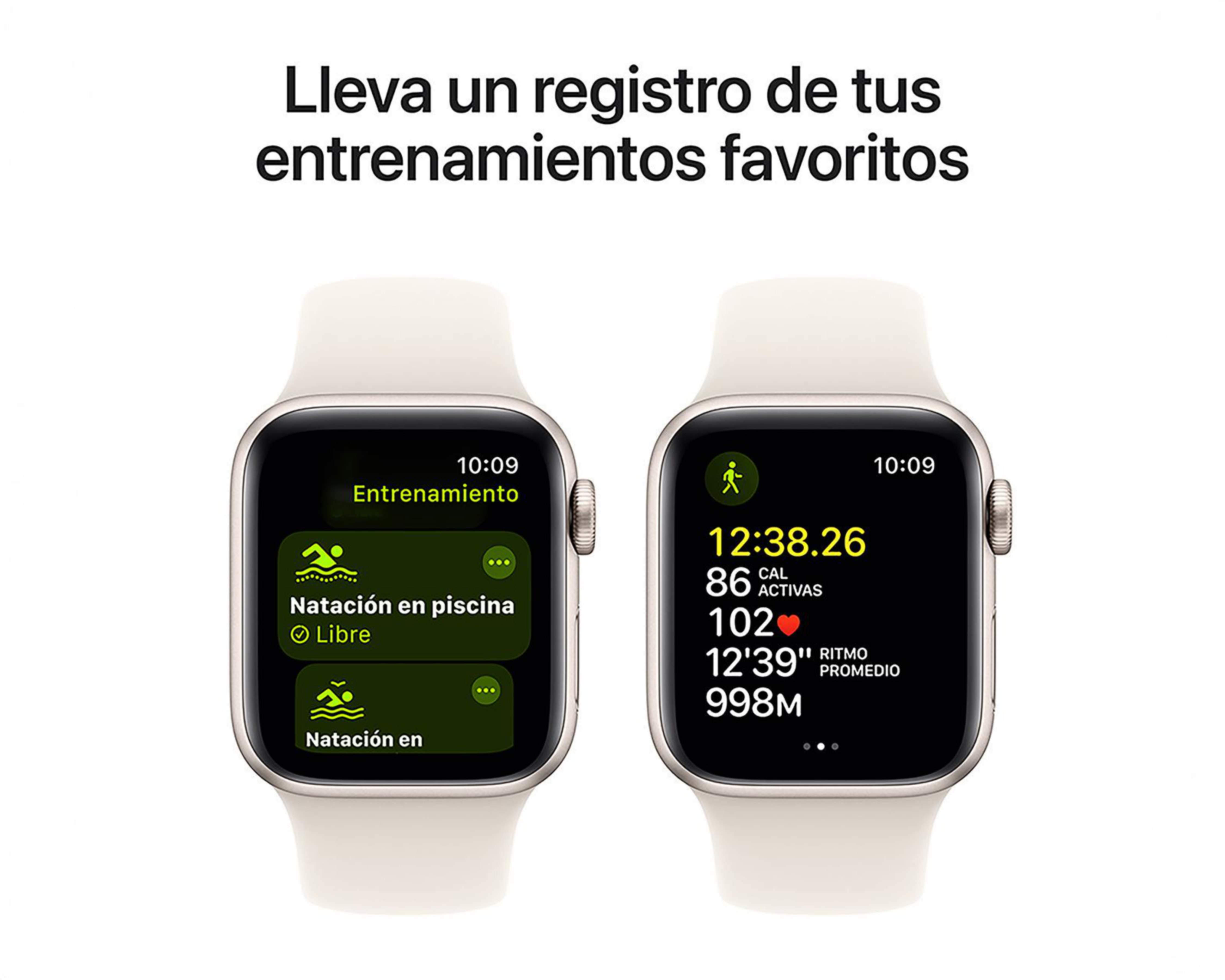 Foto 7 pulgar | Apple Watch SE GPS 40 mm Blanco Estelar S-M
