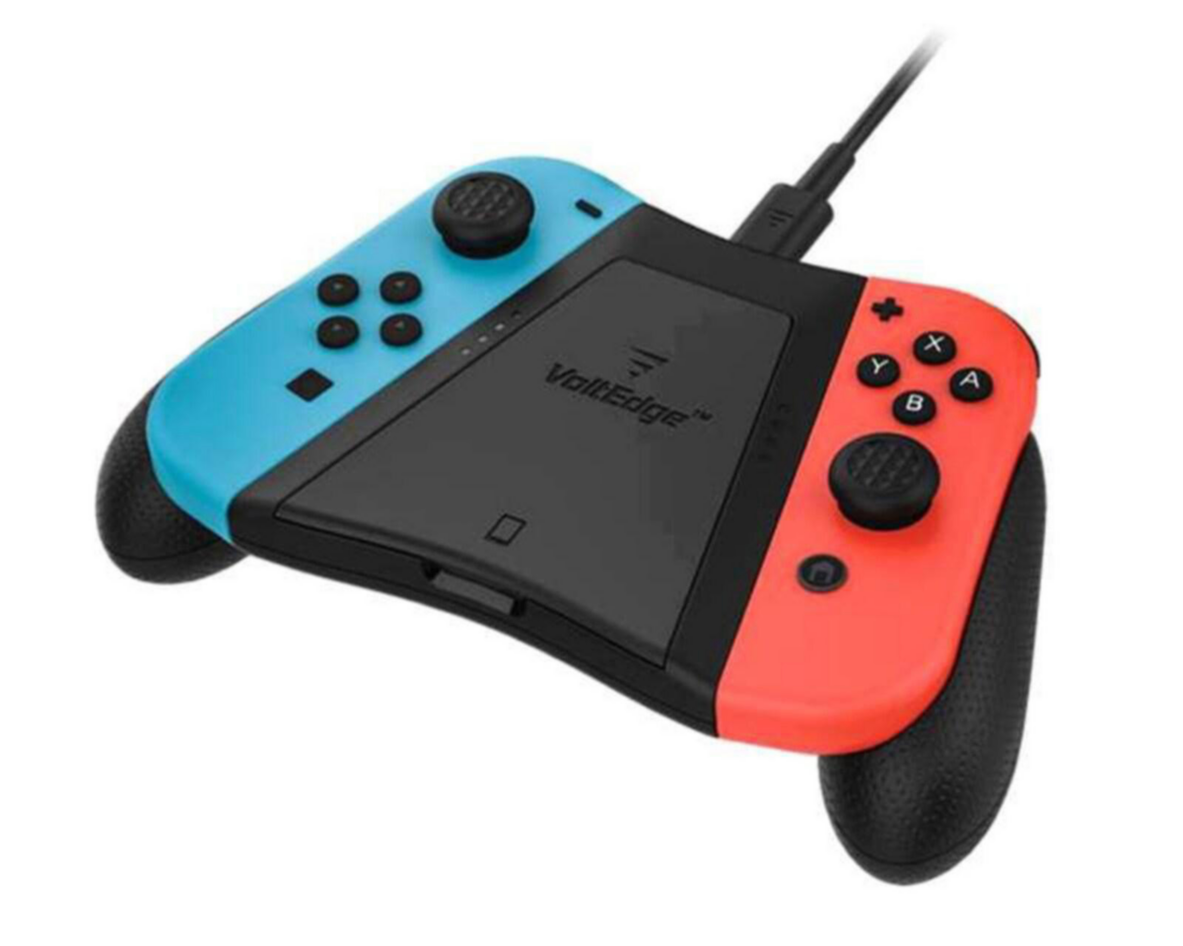 Soporte Grip para Joy-Con Voltedge Negro