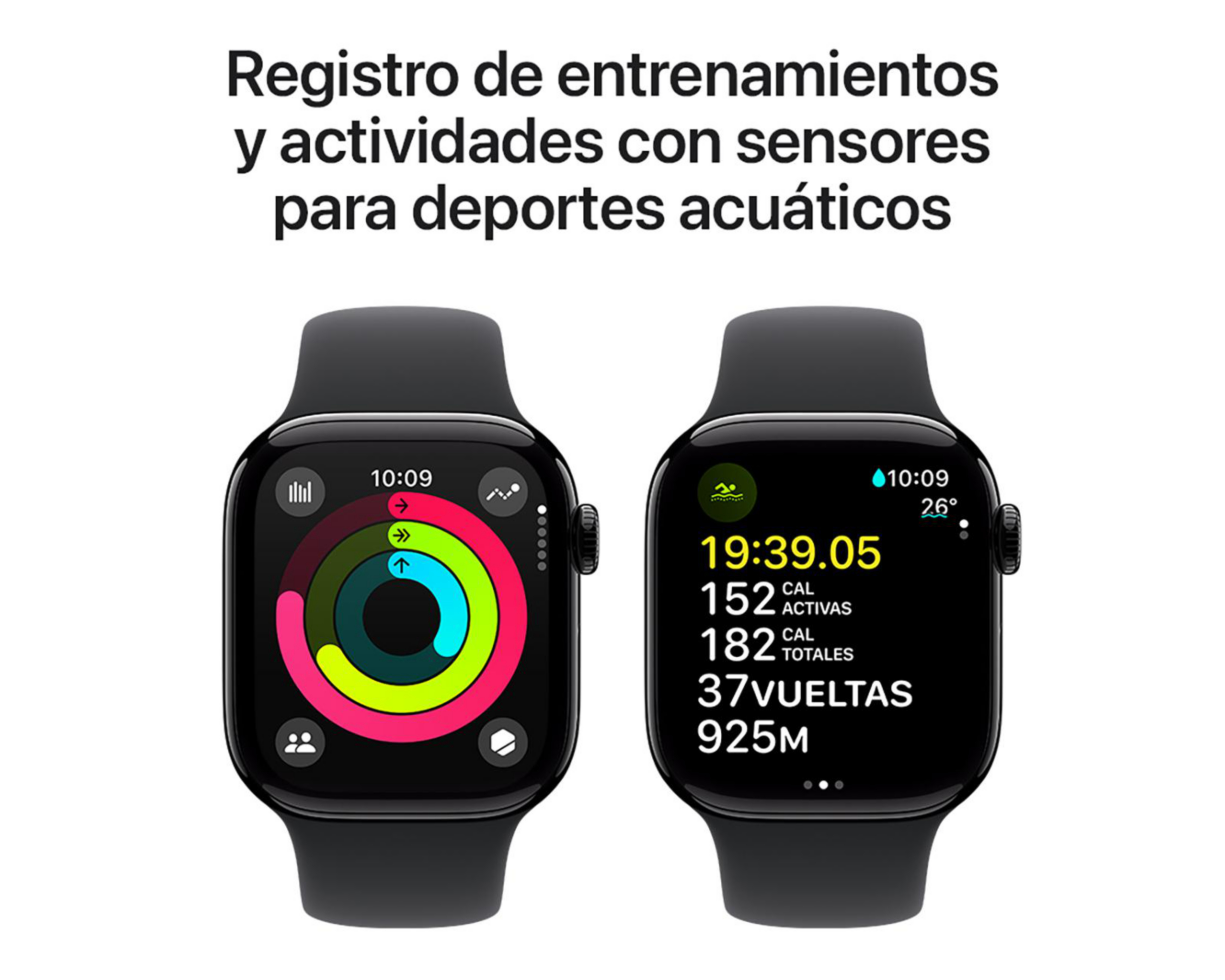 Foto 5 pulgar | Apple Watch Series 10 GPS 42 mm Negro Azabache S-M