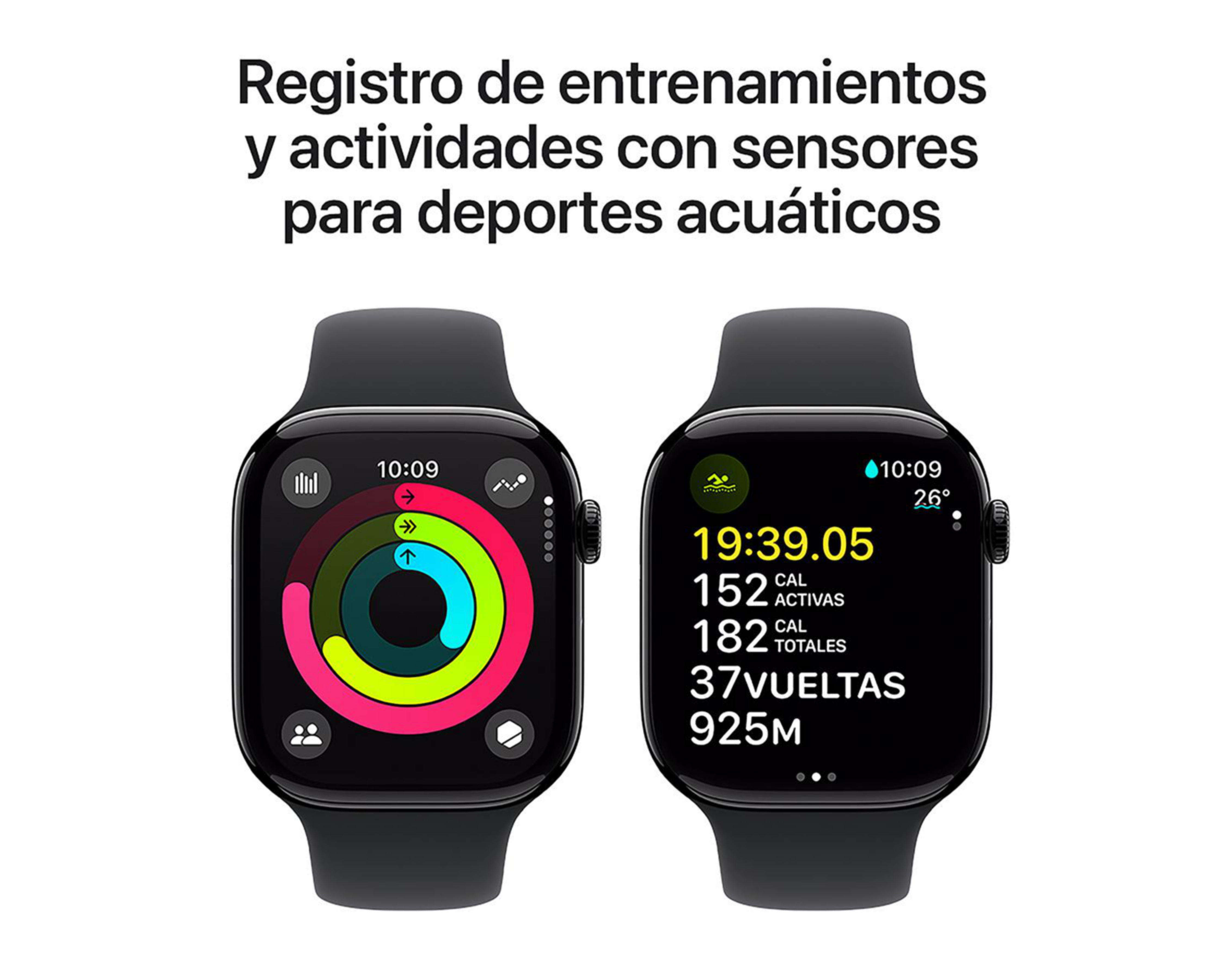 Foto 5 pulgar | Apple Watch Series 10 GPS 46 mm Negro Azabache M-L