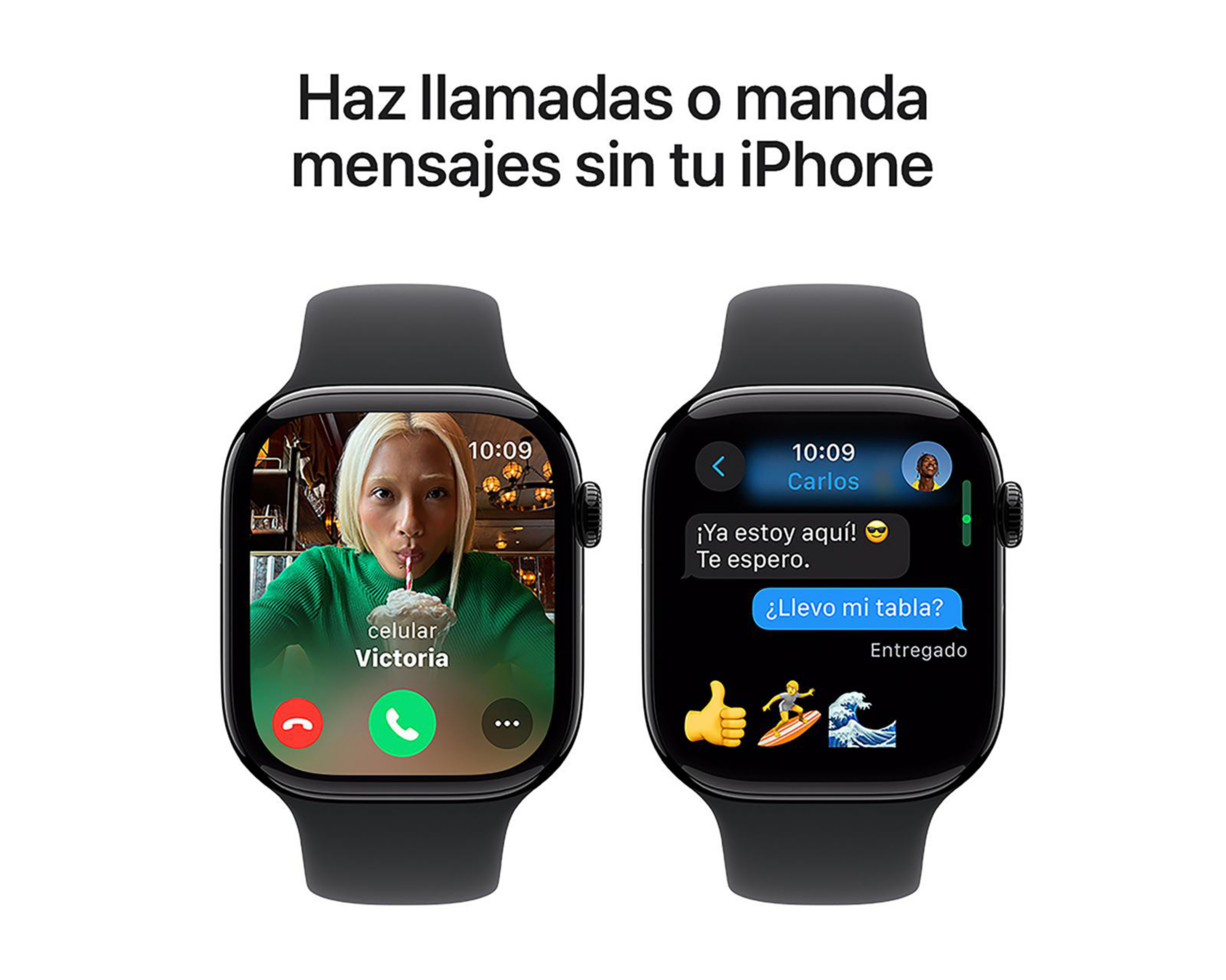 Foto 8 pulgar | Apple Watch Series 10 GPS 46 mm Negro Azabache M-L