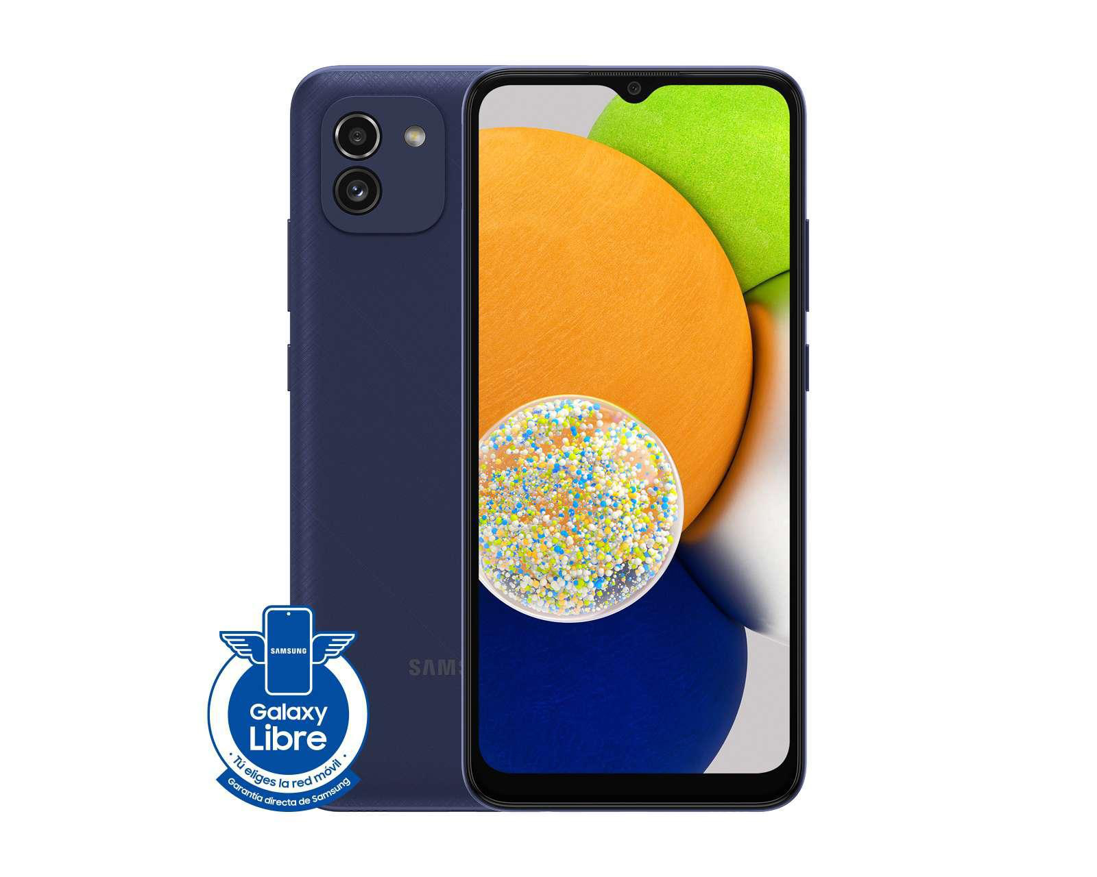 Celular Samsung Desbloqueado Galaxy A03 64 GB Azul