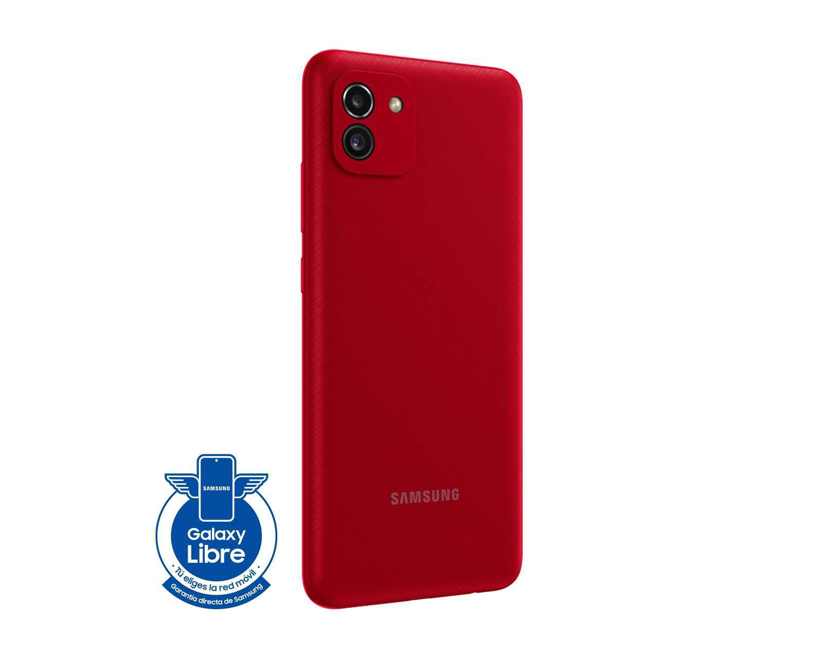 Foto 5 pulgar | Celular Samsung Desbloqueado Galaxy A03 64 GB Rojo