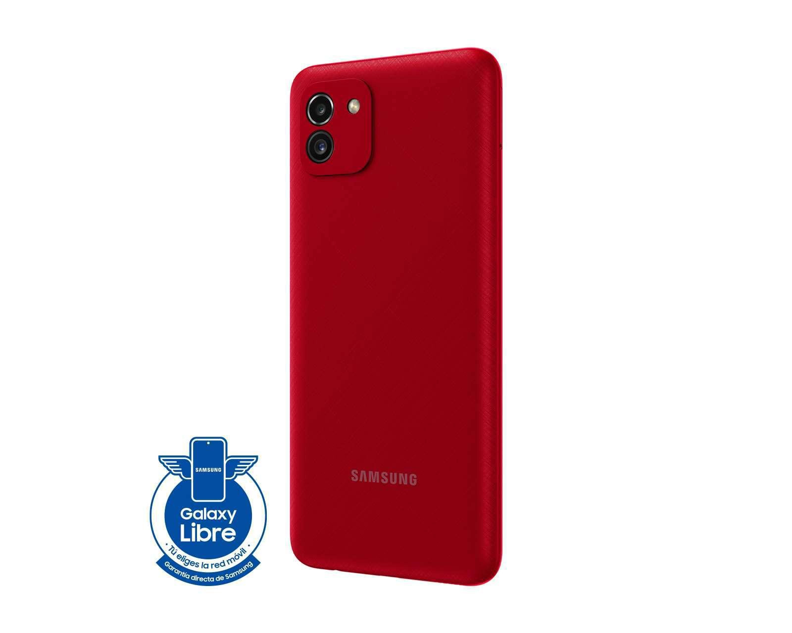 Foto 7 pulgar | Celular Samsung Desbloqueado Galaxy A03 64 GB Rojo