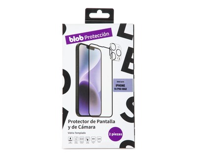 Foto 1 | Protector de Pantalla y Cámara Blob para iPhone 16 Pro Max