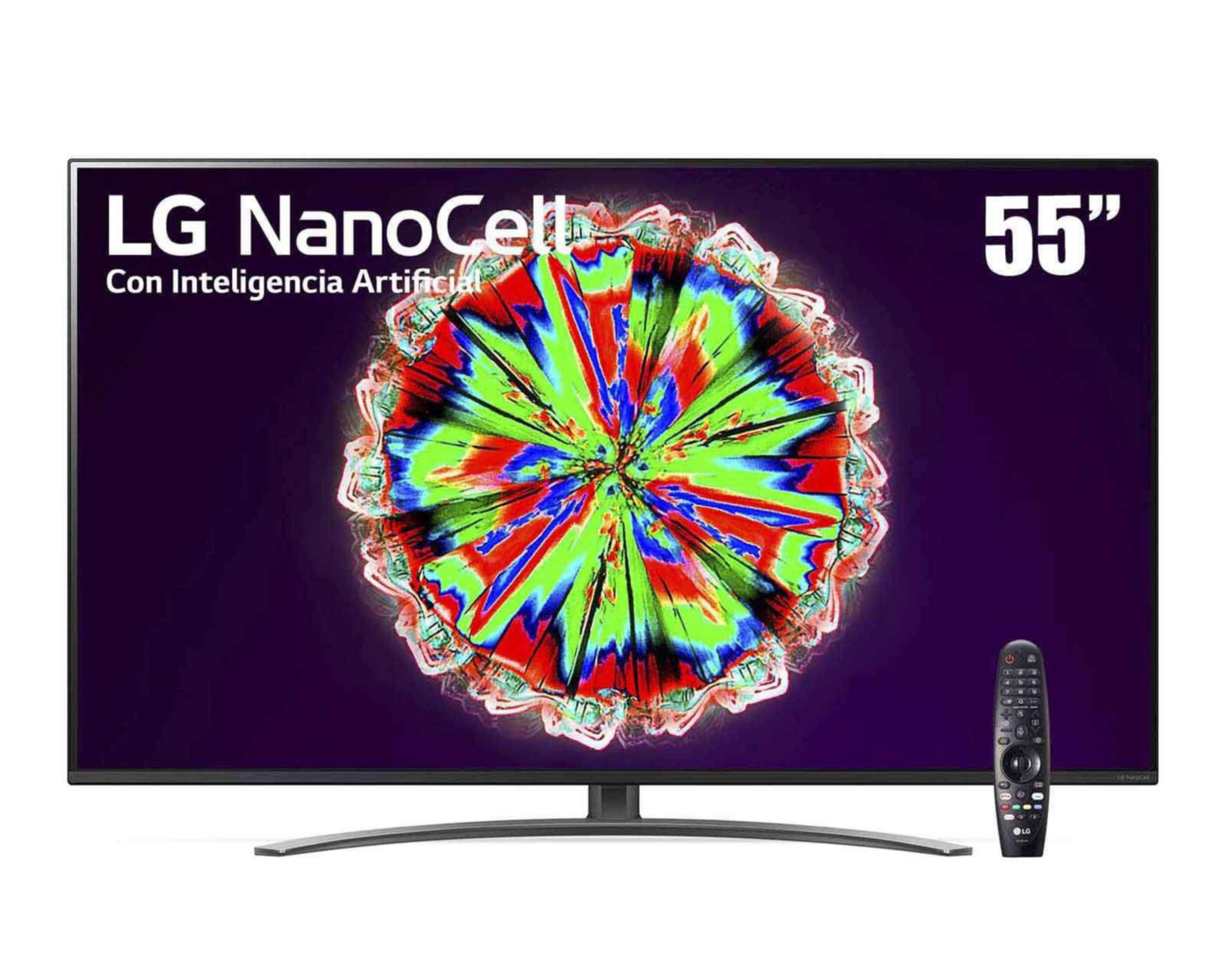 Pantalla NanoCell LG 55" Ultra HD 4K Smart TV AI ThinQ 55NANO81UNA