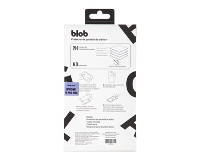 Foto 2 | Protector de Pantalla Blob para iPhone 16 Pro Max