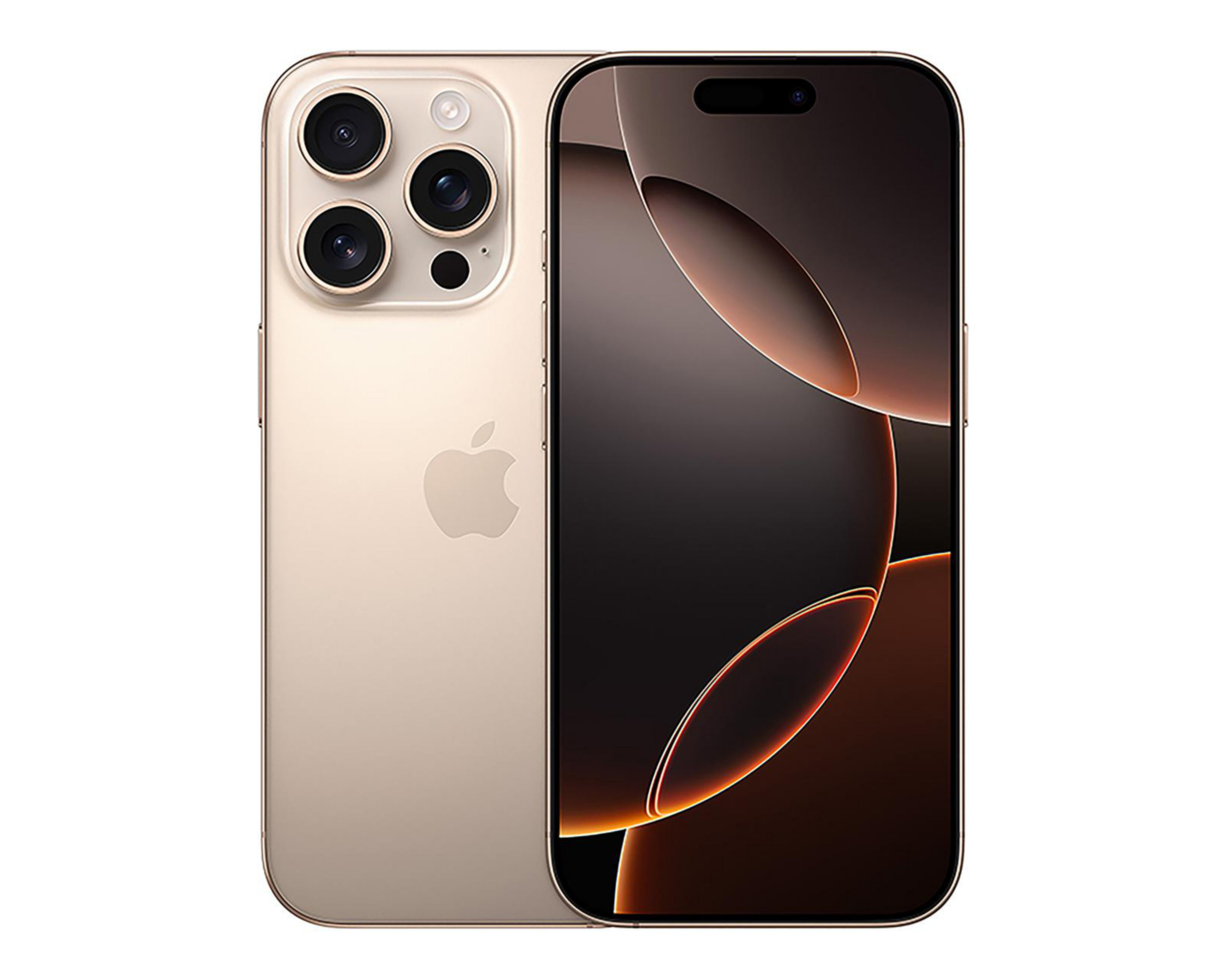 Foto 1 | iPhone 16 Pro Telcel 128 GB Titanio del Desierto