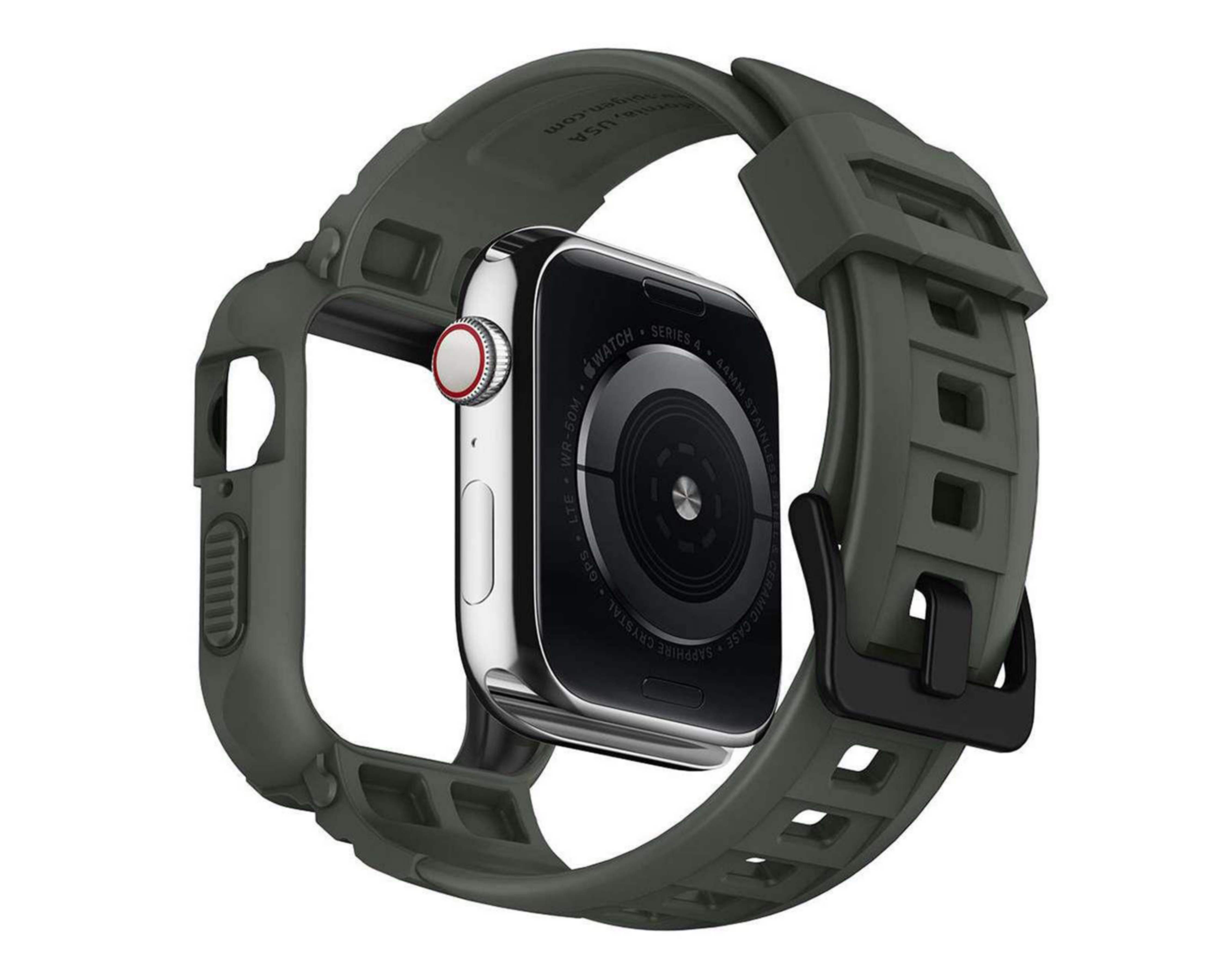 Foto 4 | Correa con Protector para Apple Watch Spigen de 44 mm