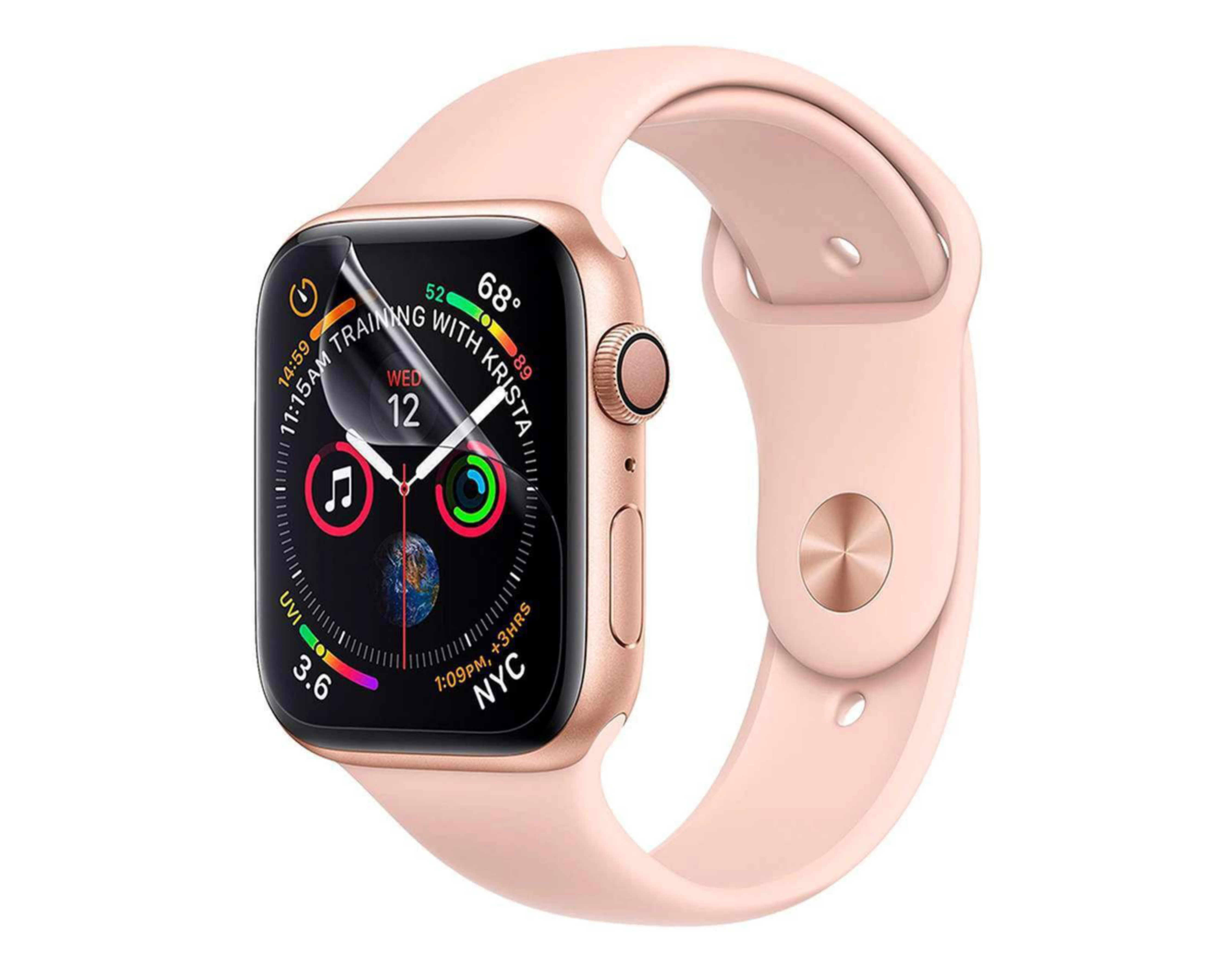 Foto 6 pulgar | Protector de Pantallas Spigen para Apple Watch Series 4