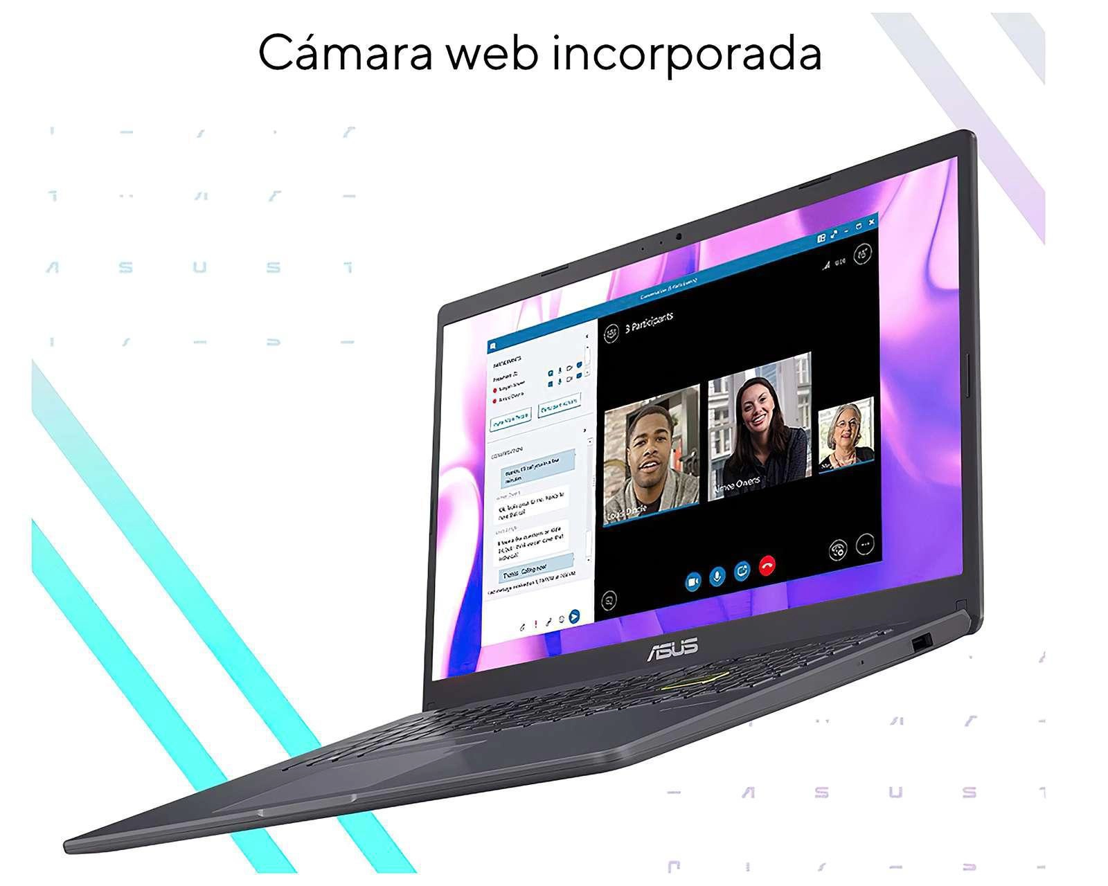 Foto 7 pulgar | Laptop Asus E510MA-EJ653W 15.6" Intel Celeron 4 GB RAM 128 SSD Negra