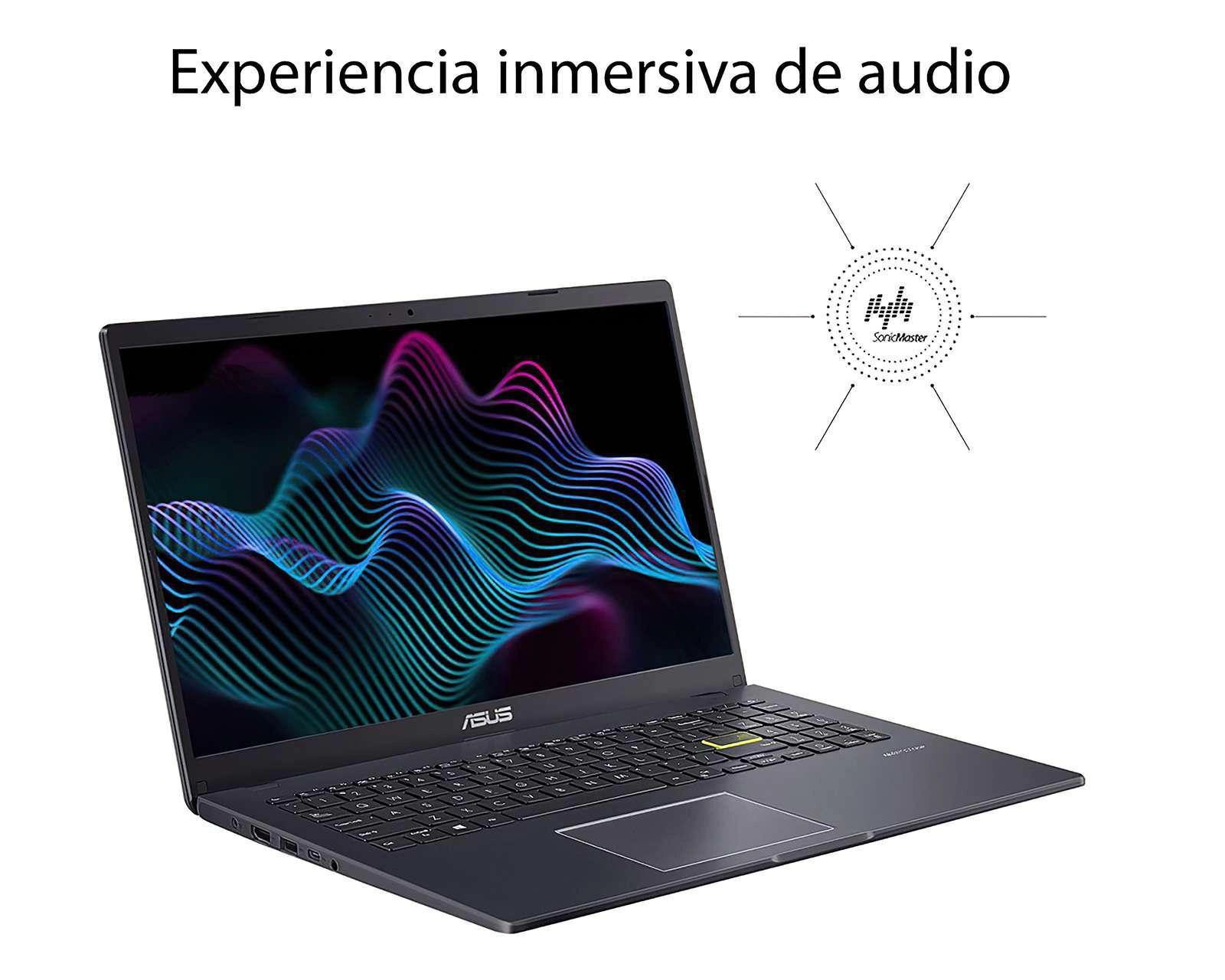 Foto 9 pulgar | Laptop Asus E510MA-EJ653W 15.6" Intel Celeron 4 GB RAM 128 SSD Negra