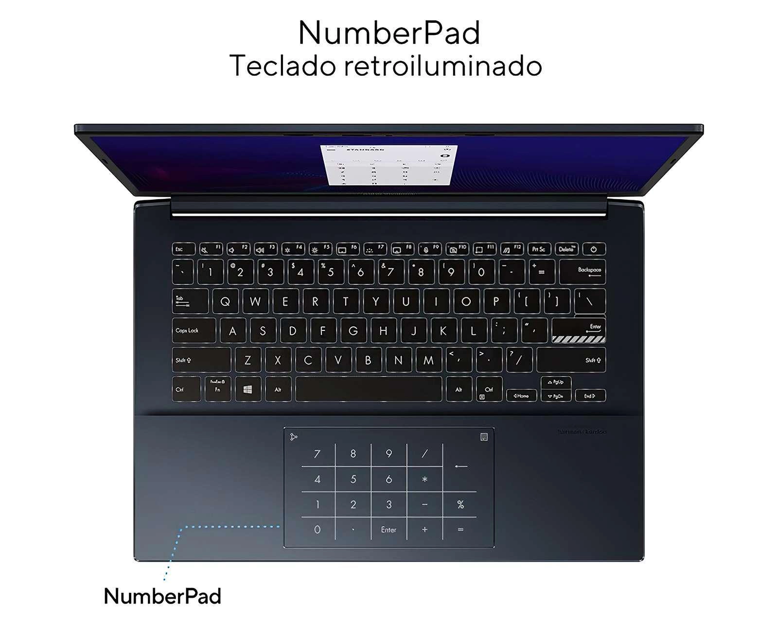 Foto 5 pulgar | Laptop Asus M3401QC-KP095W de 14" AMD Ryzen 5 NVIDIA GeForce RTX 3050 8 GB RAM de 512 GB SSD Azul