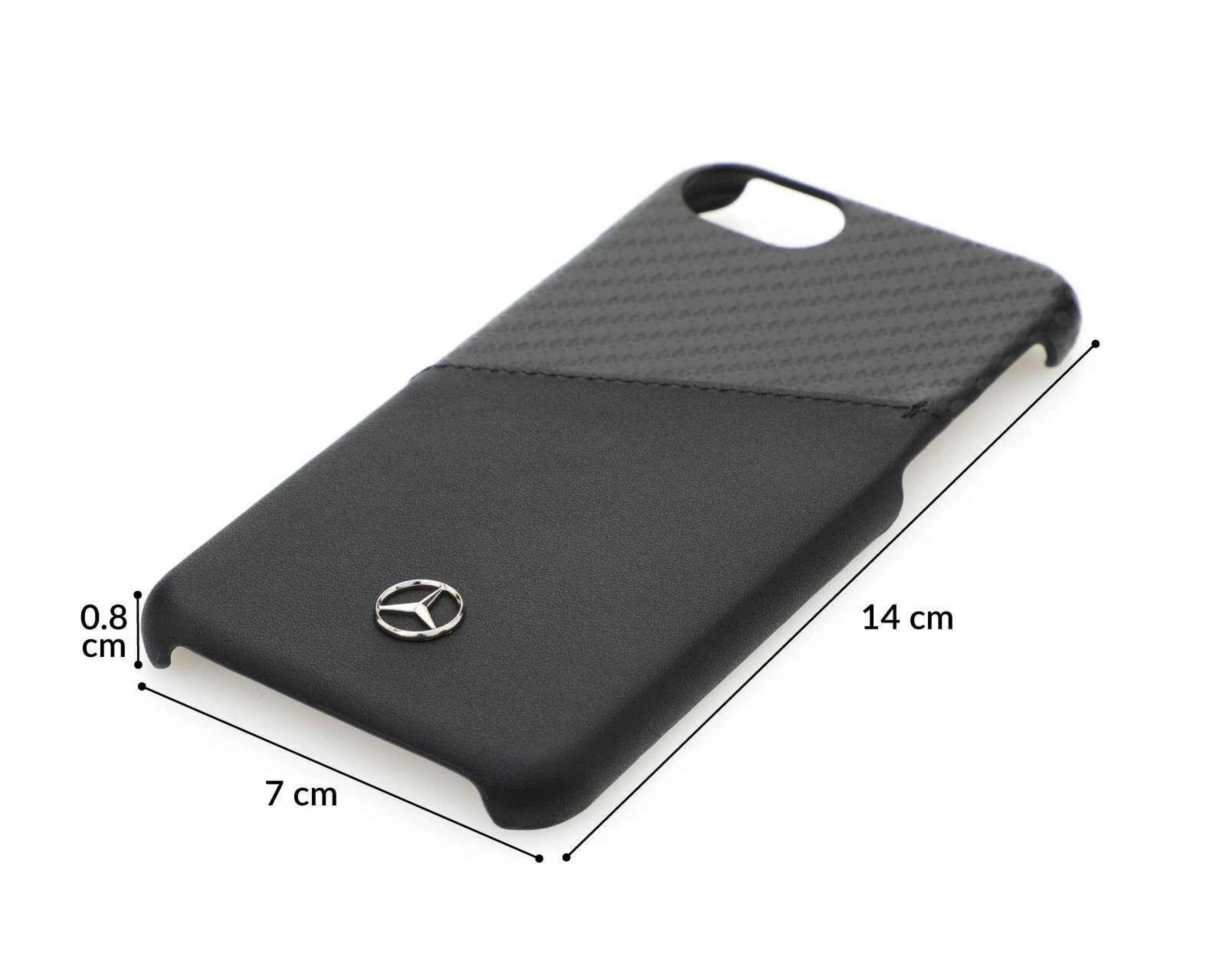 Foto 8 pulgar | Funda Mercedes Benz para iPhone 7, 8 y SE