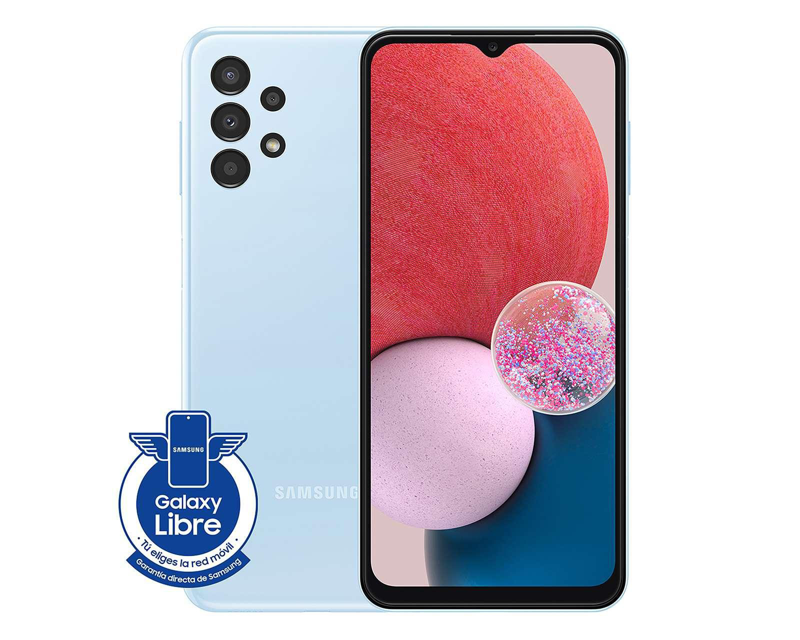 Foto 2 pulgar | Celular Samsung Desbloqueado Galaxy A13 Dual Sim 128+4 GB Azul