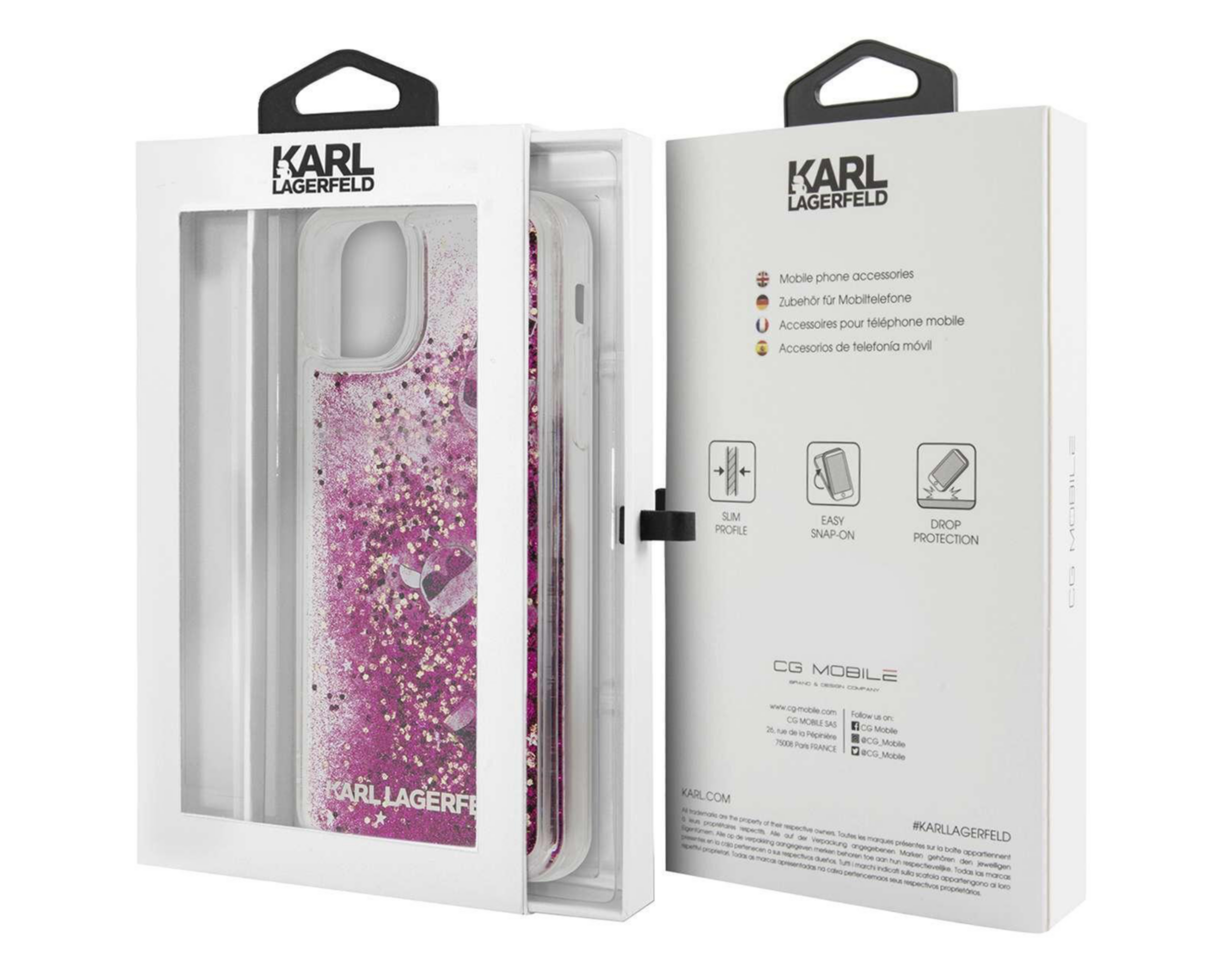 Foto 5 pulgar | Funda Karl Lagerfeld para iPhone 11 Pro Max