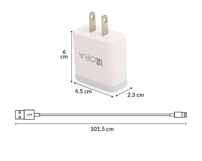 Foto 5 | Cargador 1Hora Lightning - USB 10 W
