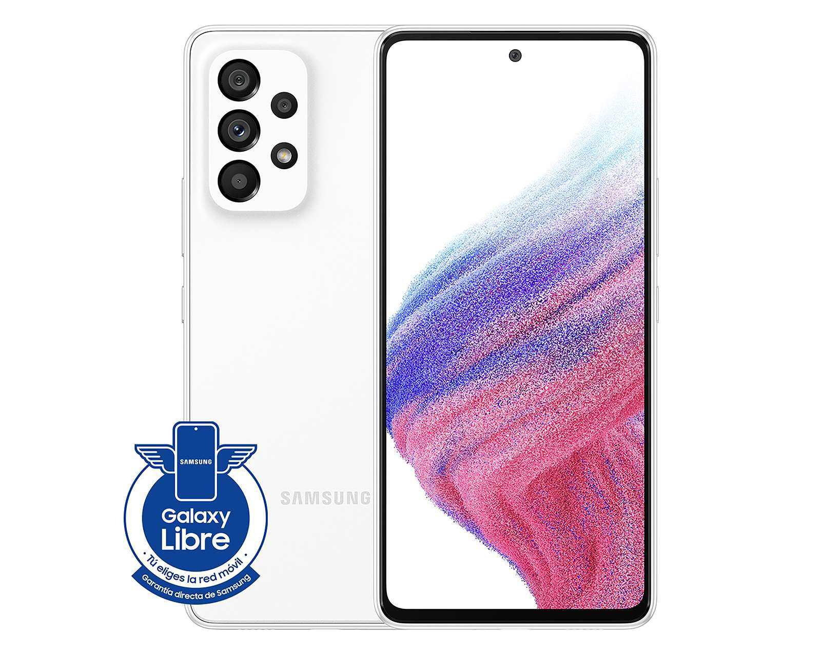 Foto 2 pulgar | Celular Samsung Desbloqueado Galaxy A53 128 GB Blanco