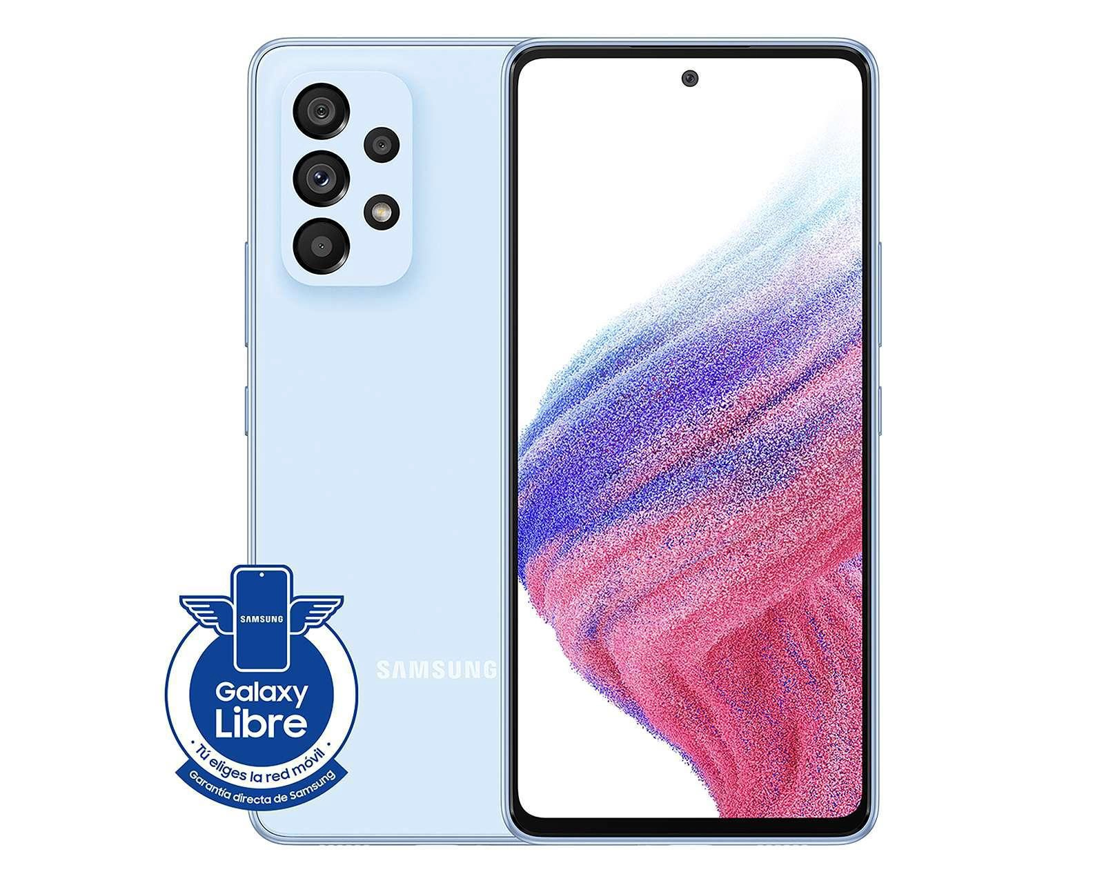 Foto 2 pulgar | Celular Samsung Desbloqueado Galaxy A53 128 GB Azul