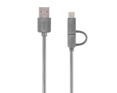 Foto 2 | Cable Daewoo USB a Micro USB y Tipo C de 2 m