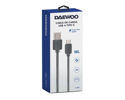 Foto 3 | Cable Usb-C 1.5 m Daewoo