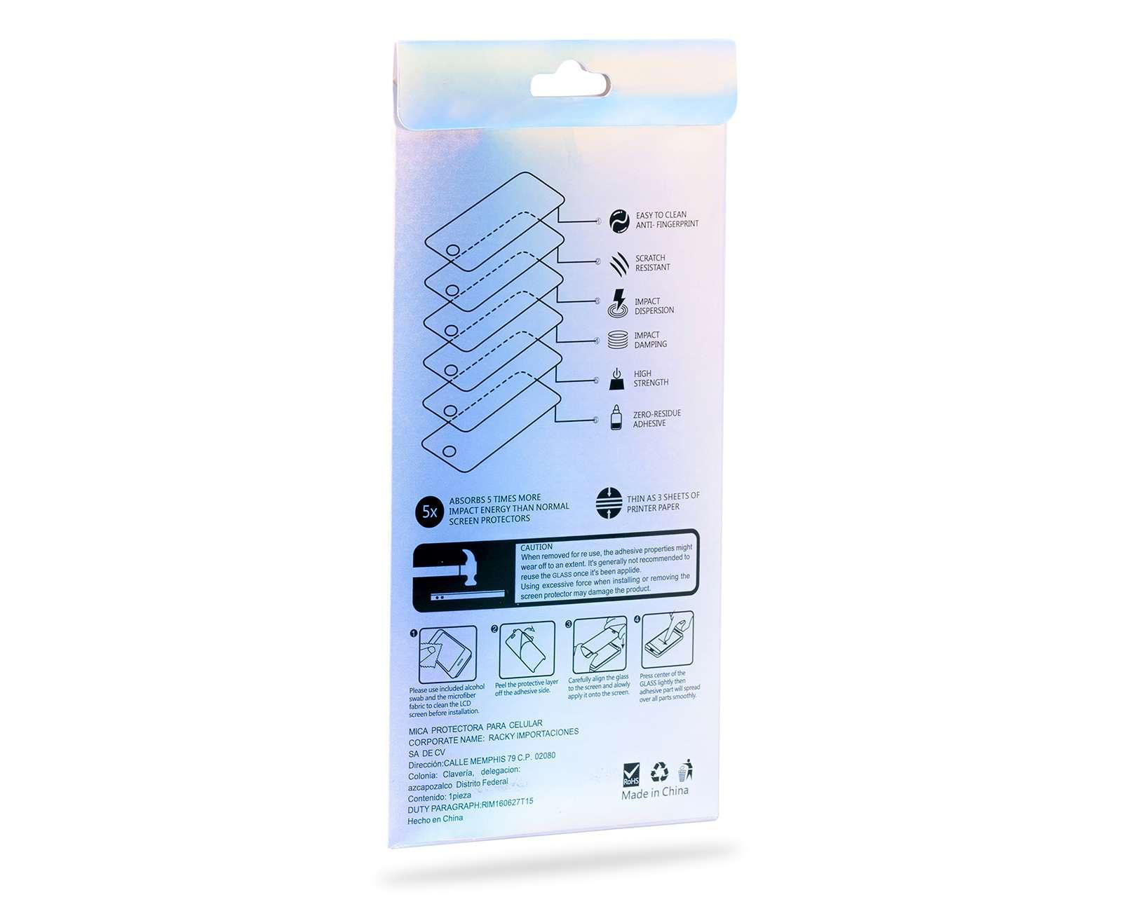 Foto 6 pulgar | Protector de Pantalla Techzone para Motorola Moto E7i Power