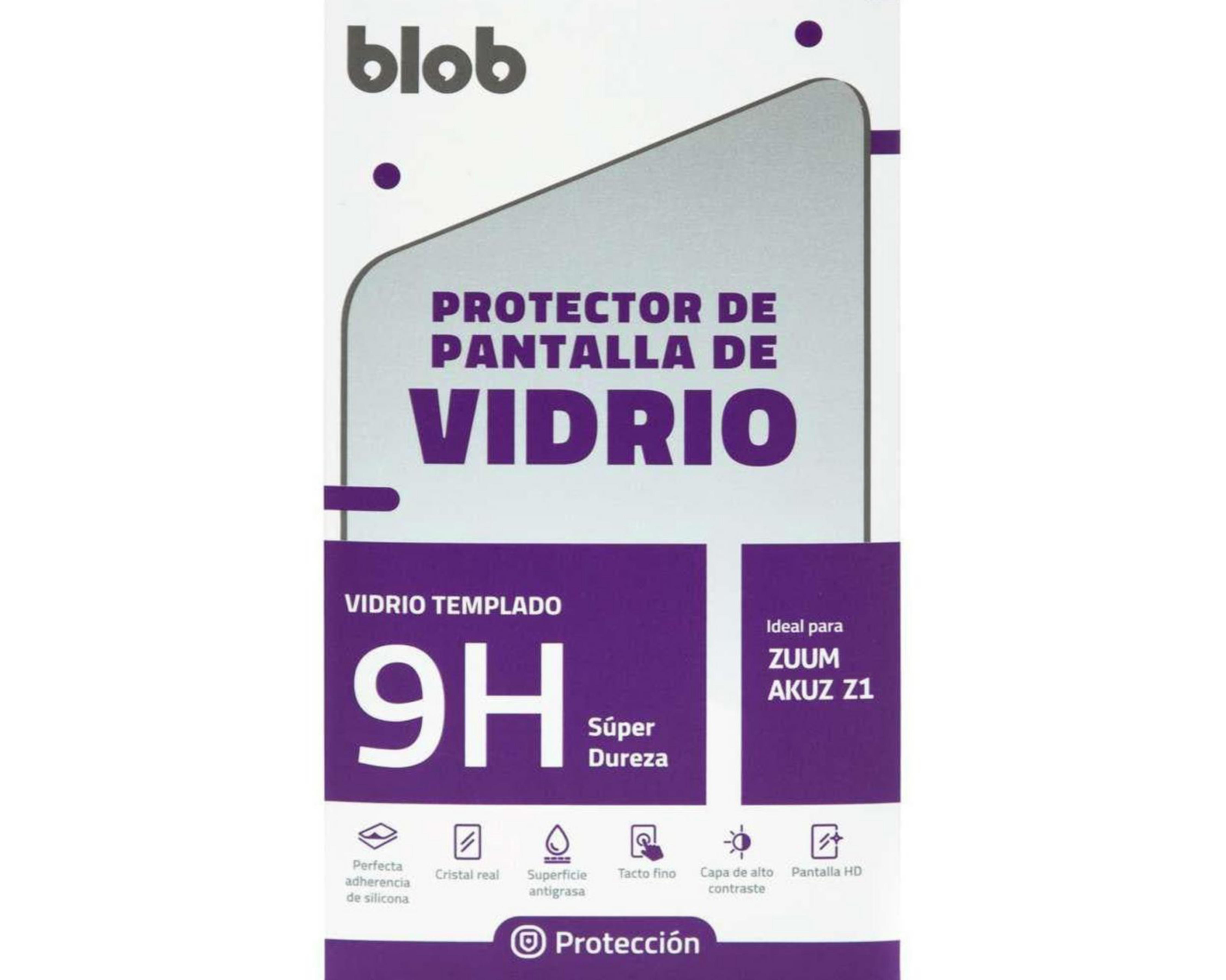 Foto 4 pulgar | Protector de Pantalla Blob para Zuum Akuz Z1