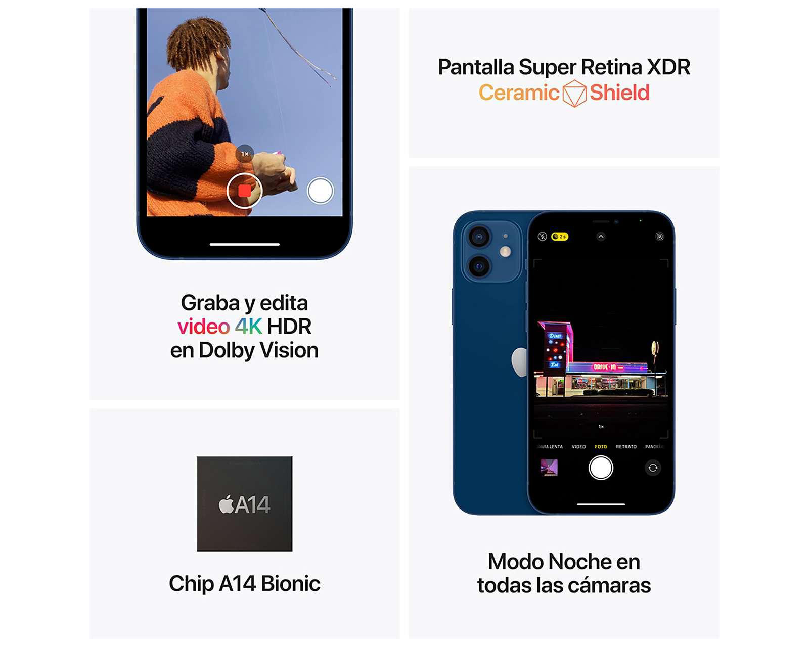 Foto 6 pulgar | Celular Apple Liberado iPhone 12 64 GB Negro