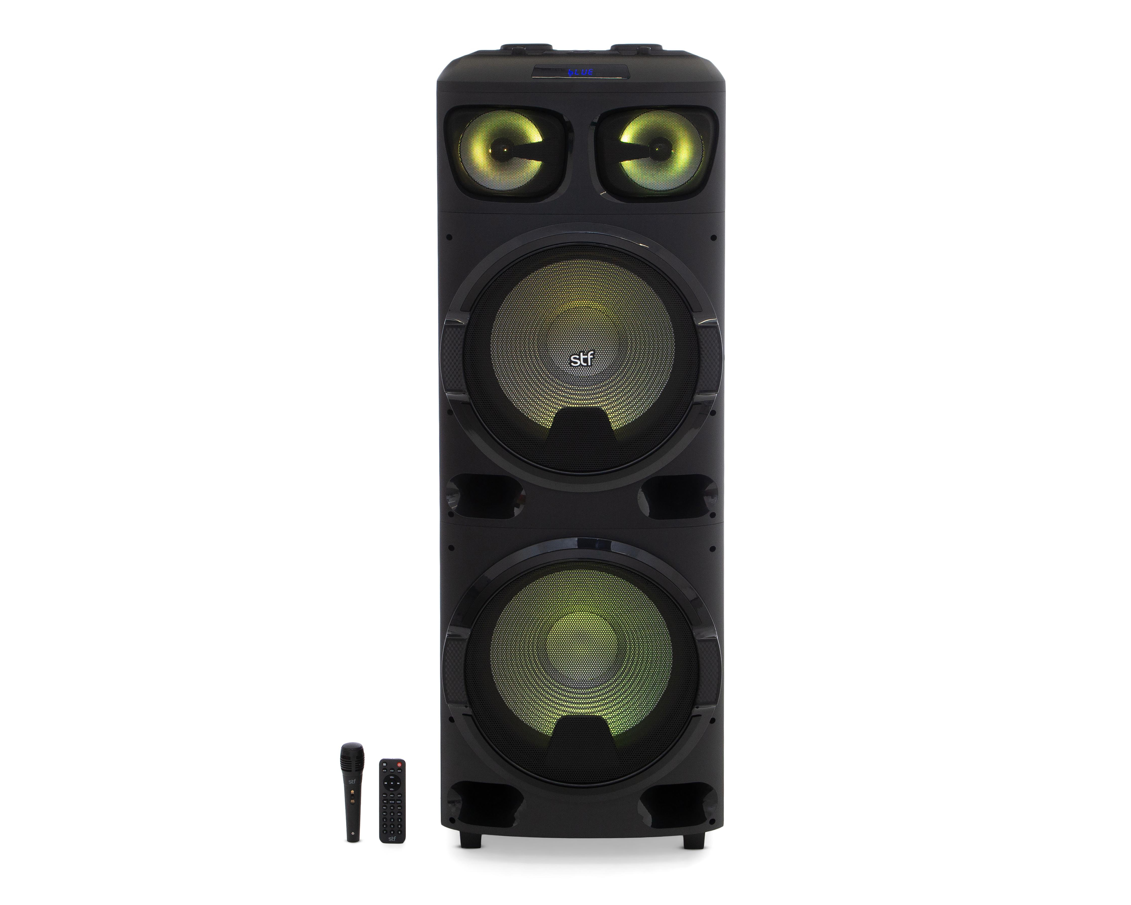 Bocina Bluetooth STF Power Block 120 W Luces LED $7,999