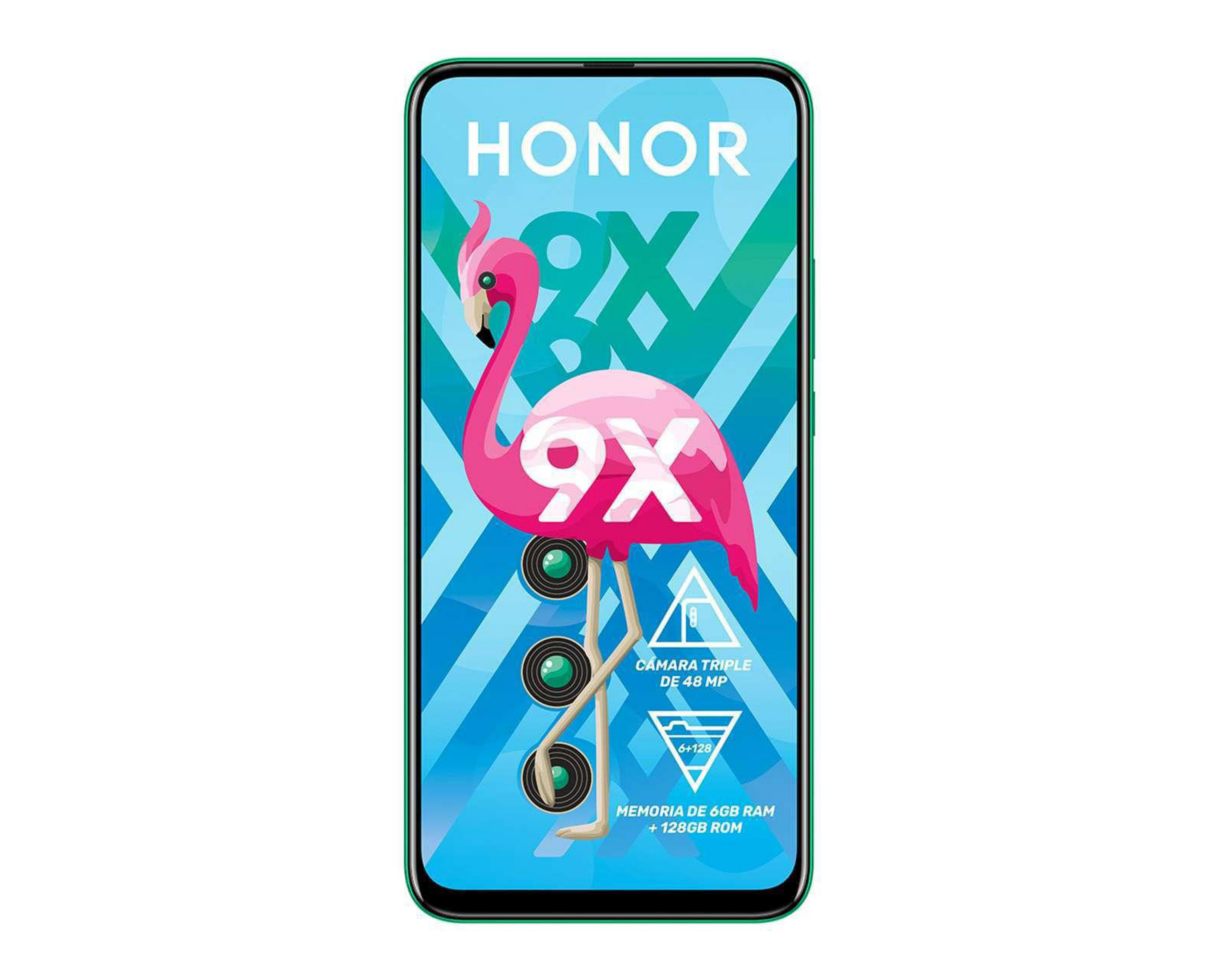 Celular Honor Liberado 9X 128 GB Verde $1,499