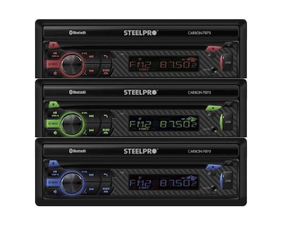 Foto 2 | Autoestéreo Steelpro Con CD Carbon-7070 7' Bluetooth Compatible con Cámara de Reversa Negro