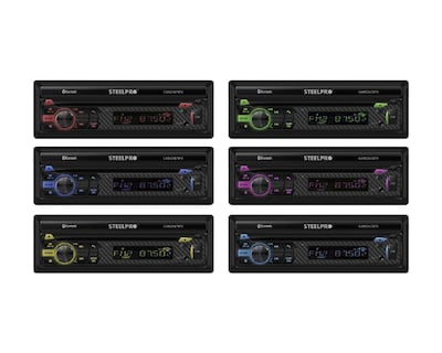 Foto 4 | Autoestéreo Steelpro Con CD Carbon-7070 7' Bluetooth Compatible con Cámara de Reversa Negro