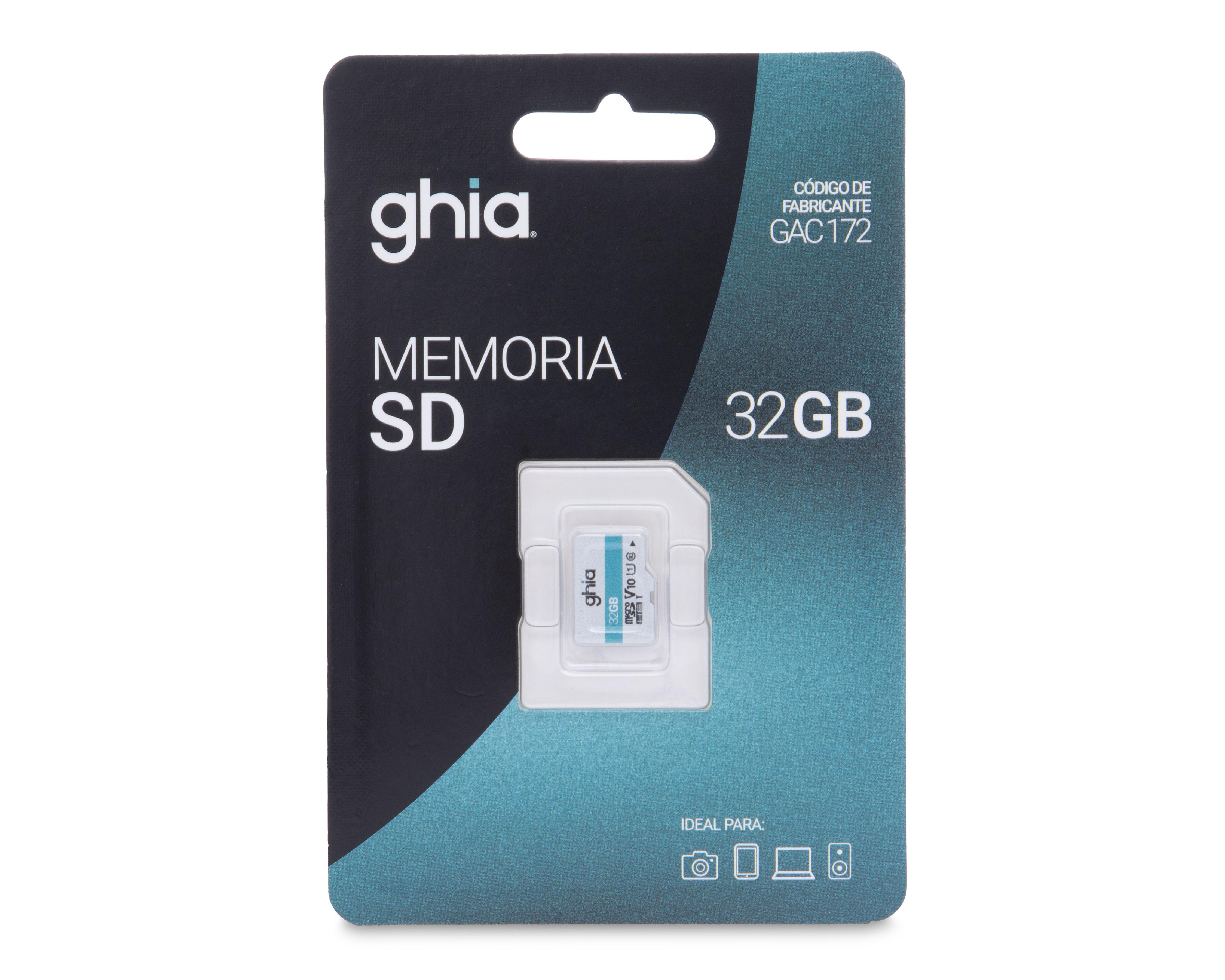 Foto 3 | Memoria SD Ghia 32 GB Clase 10