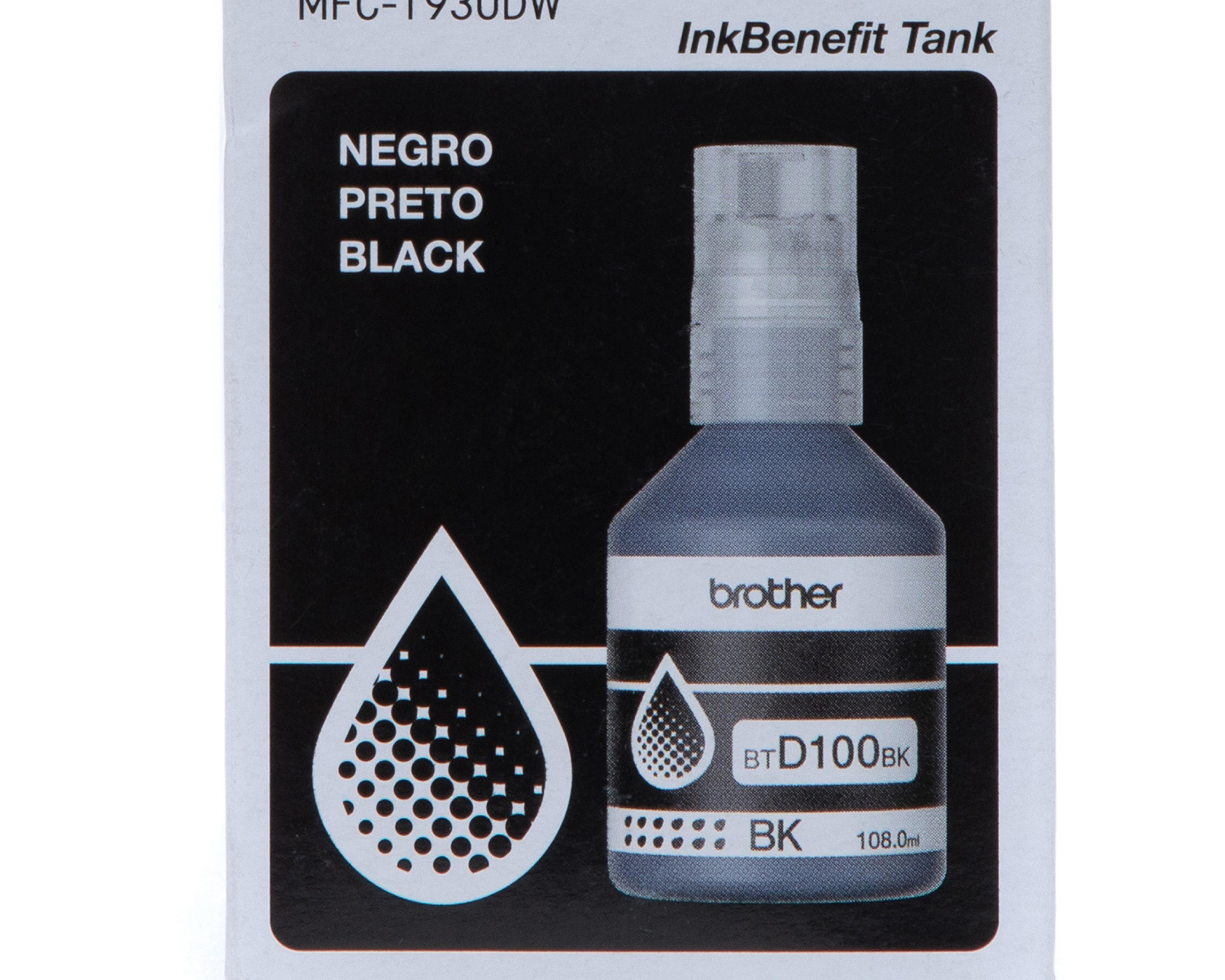 Foto 4 pulgar | Cartucho de Tinta Brother BTD100BK Negro