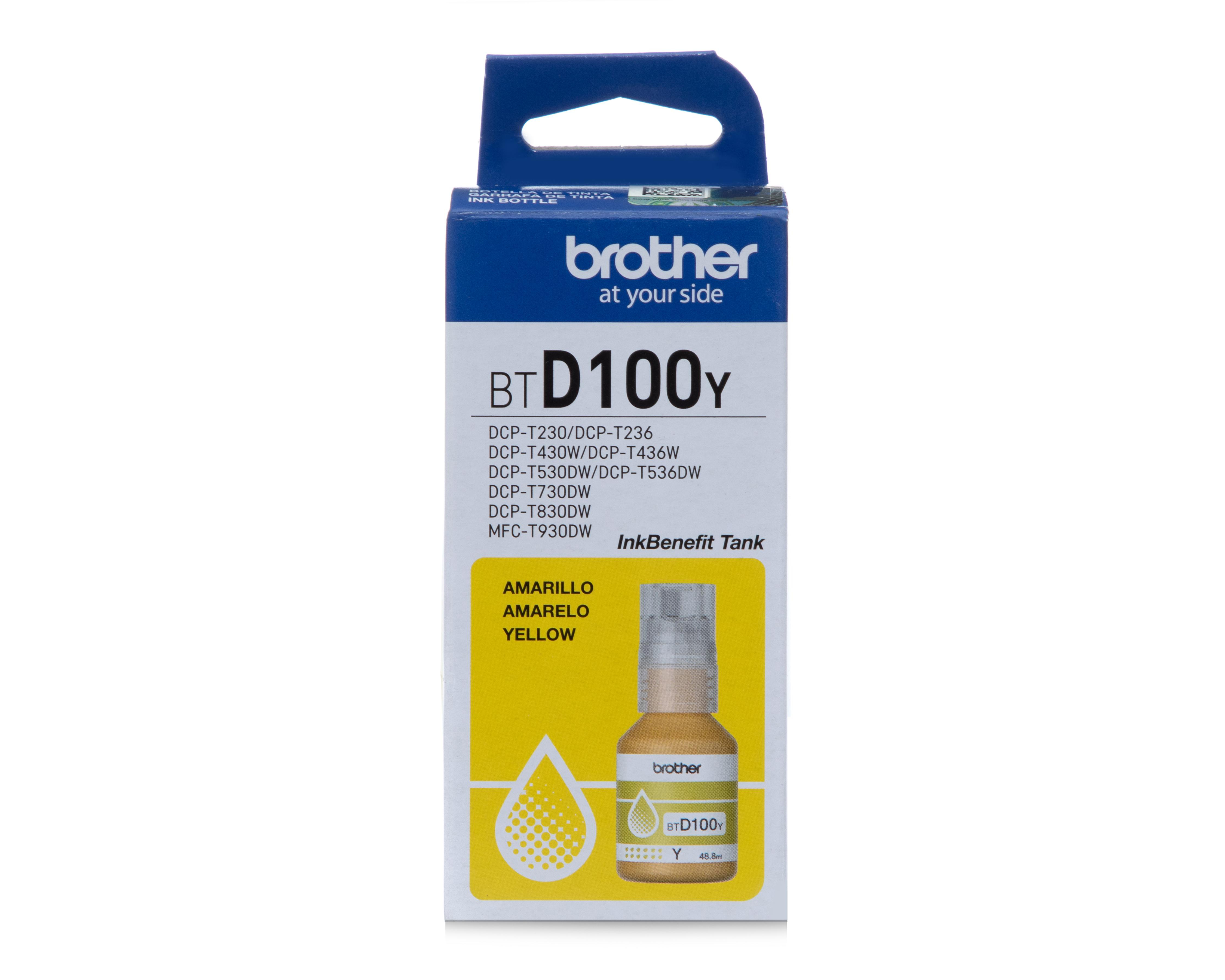 Cartucho de Tinta Brother BTD100Y Amarillo