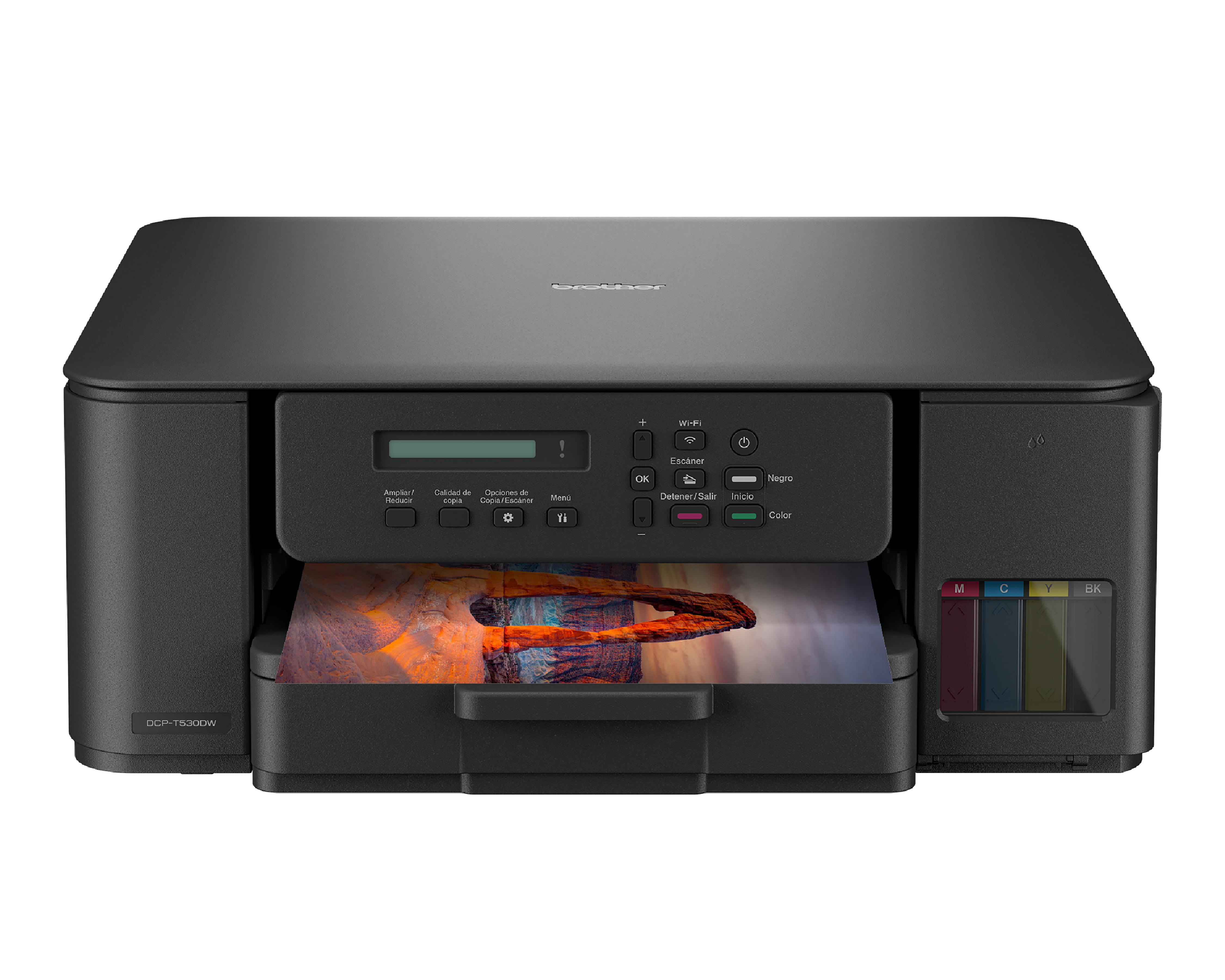 Impresora Multifuncional Brother de Tinta Continua DCP-T530DW