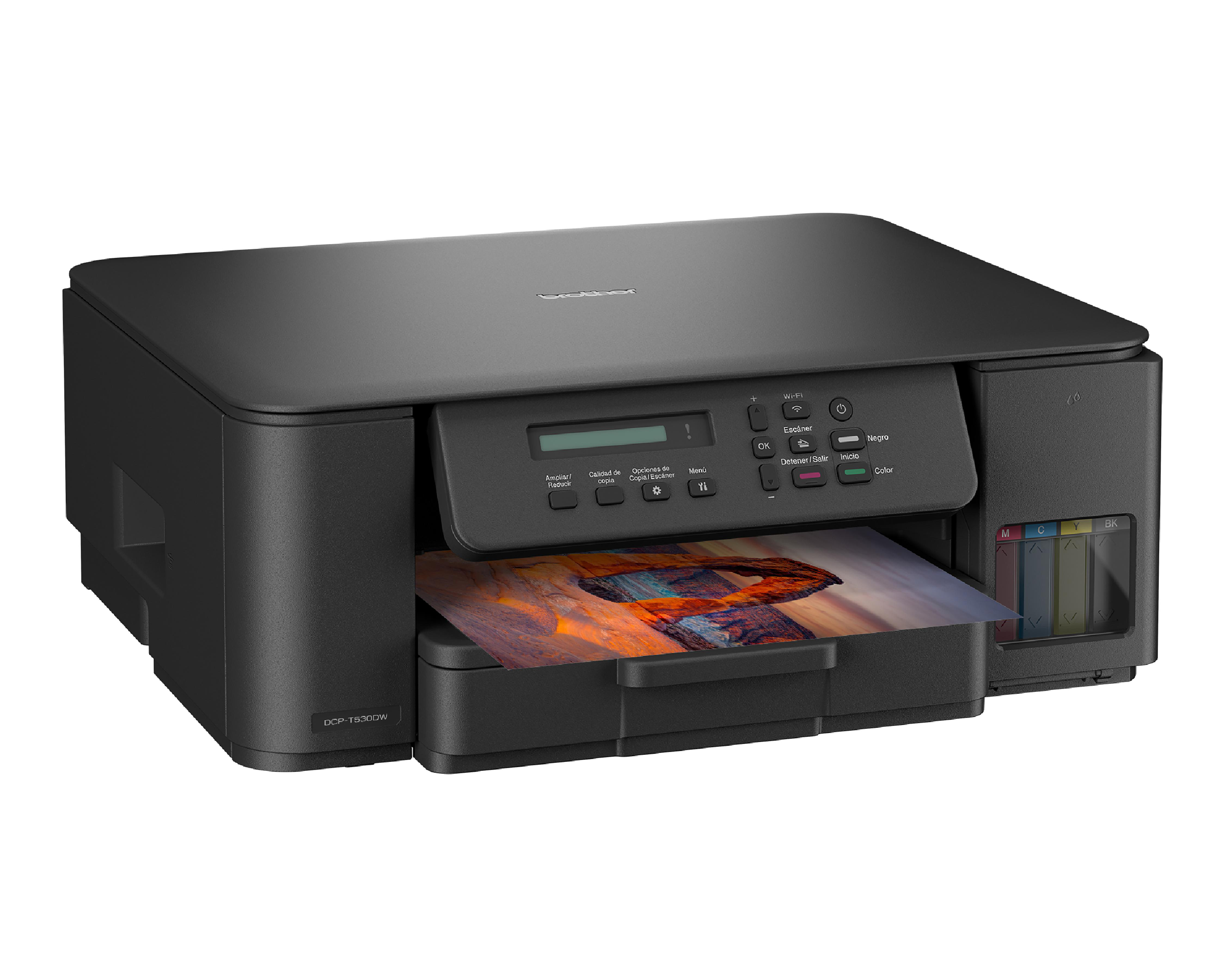 Foto 3 pulgar | Impresora Multifuncional Brother de Tinta Continua DCP-T530DW