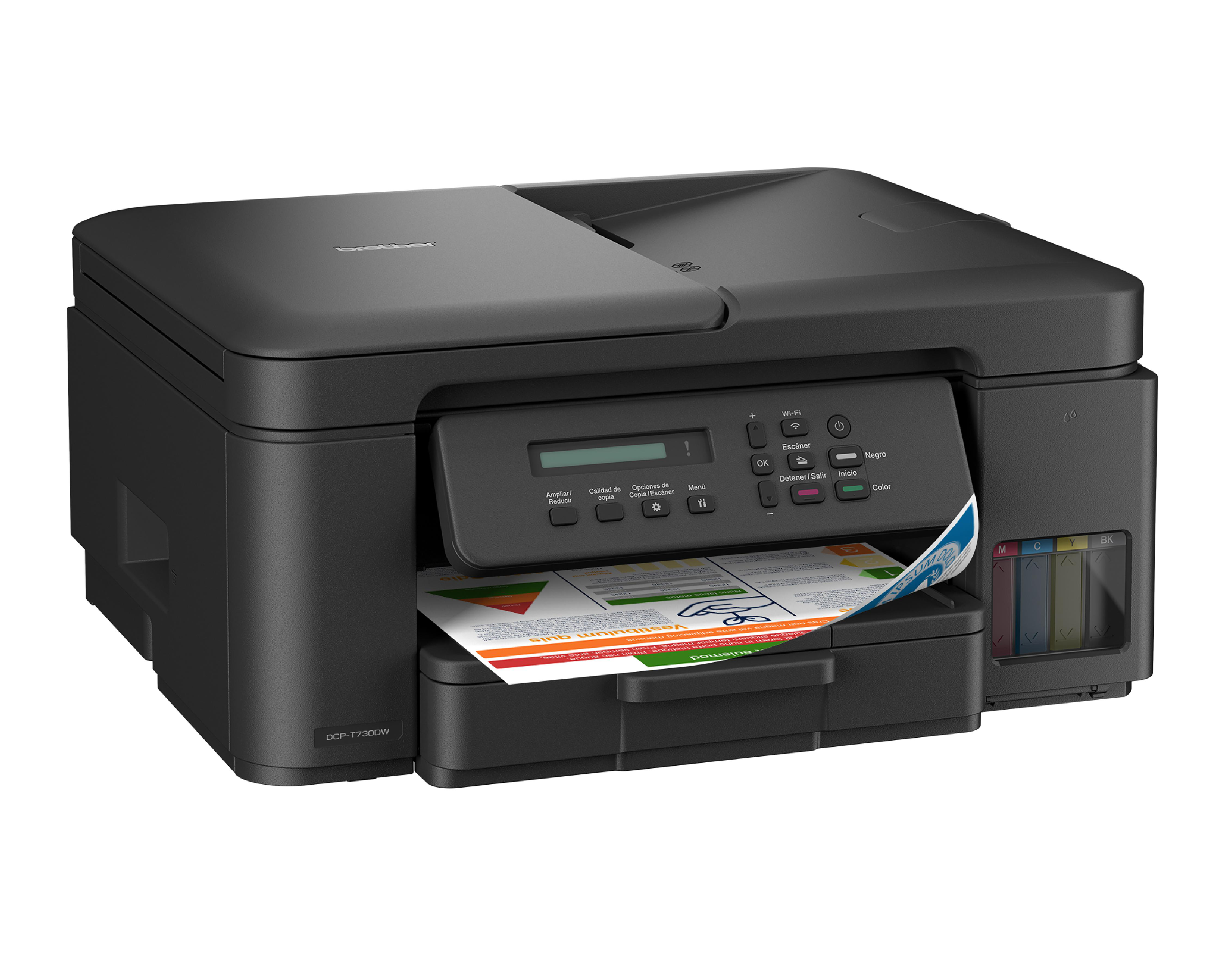 Foto 4 pulgar | Impresora Multifuncional Brother de Tinta Continua DCP-T730DW