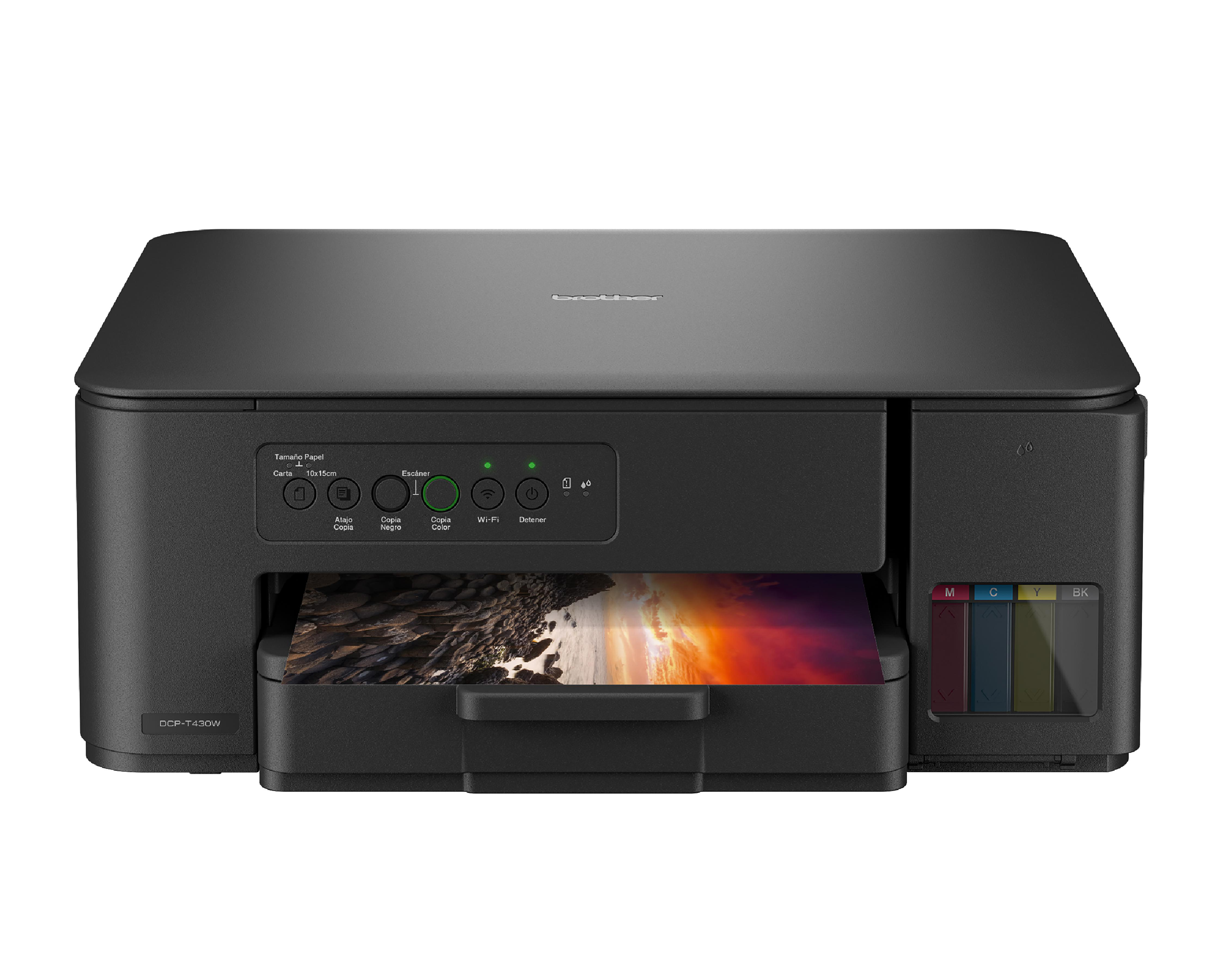 Impresora Multifuncional Brother de Tinta Continua DCP-T430W