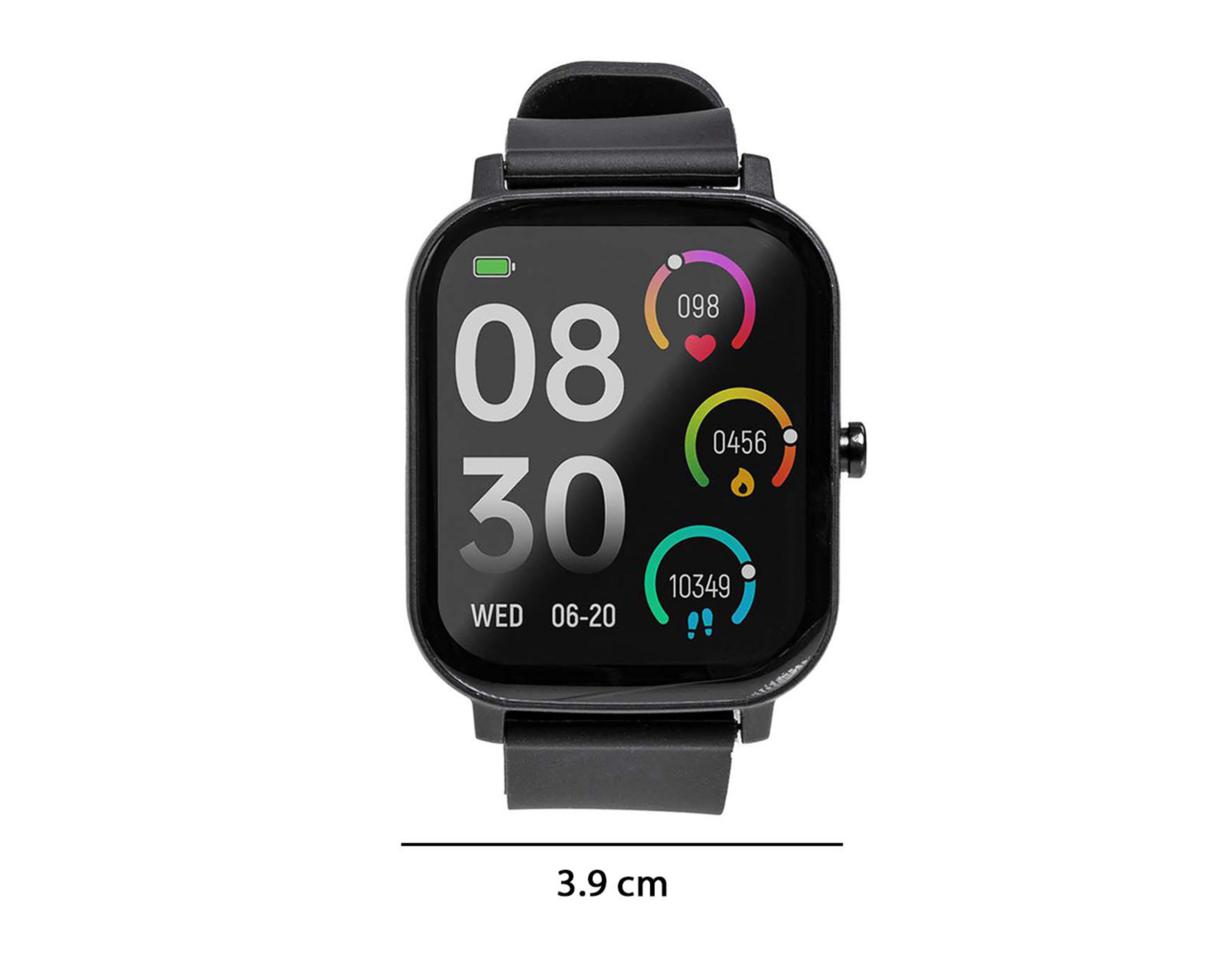 Foto 9 pulgar | Smartwatch STF Kronos Colors Resistente al Agua Negro