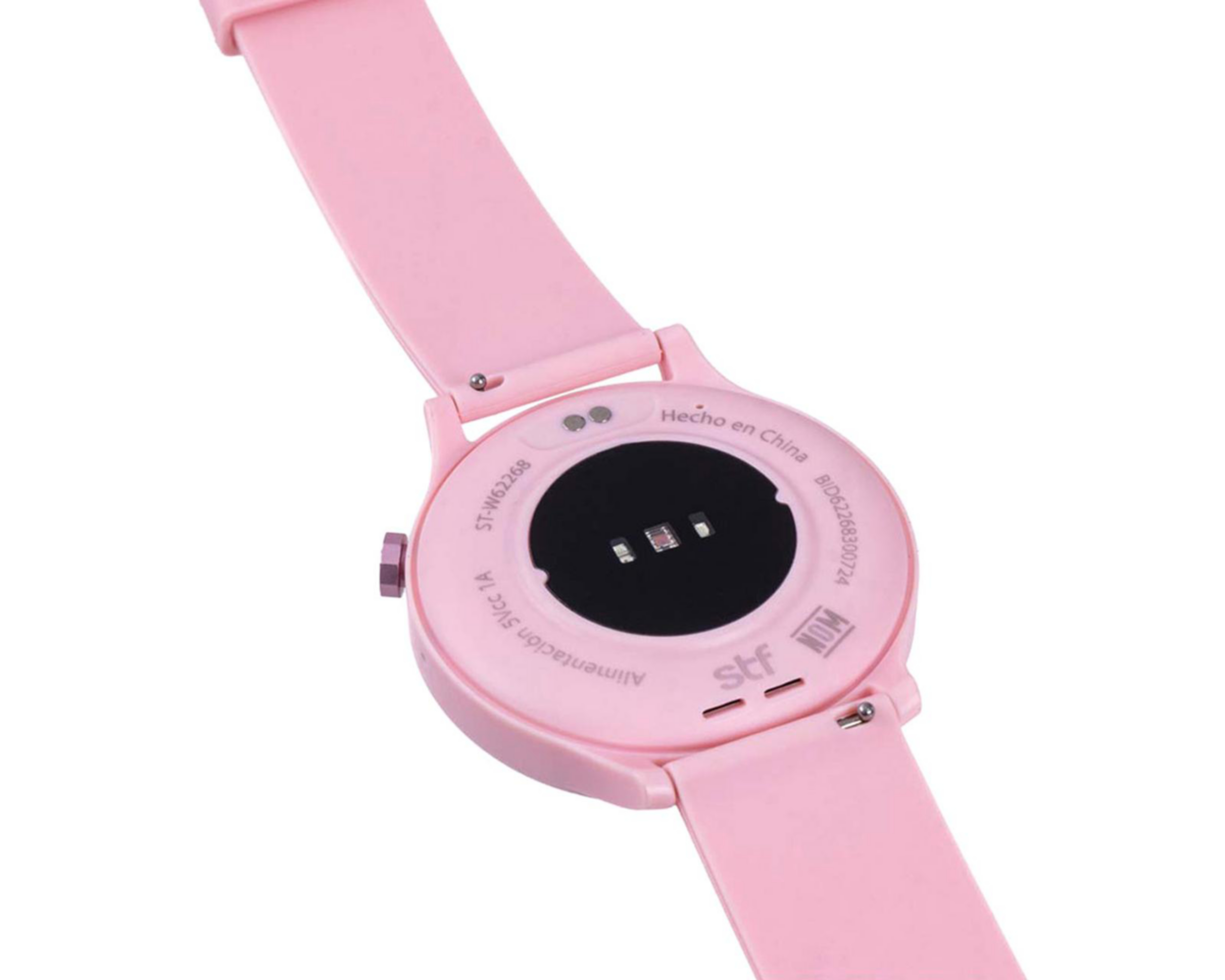 Foto 6 pulgar | Smartwatch STF Kronos Sound 35 mm Resistente al Agua Rosa con Audífonos True Wireless